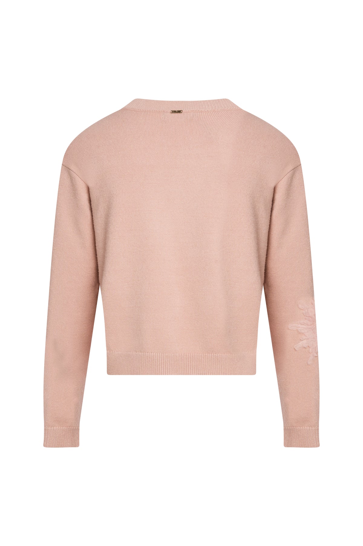 Knitwear regular fit with flowery applications Fracomina FS26WT7013K502E5-K28-2