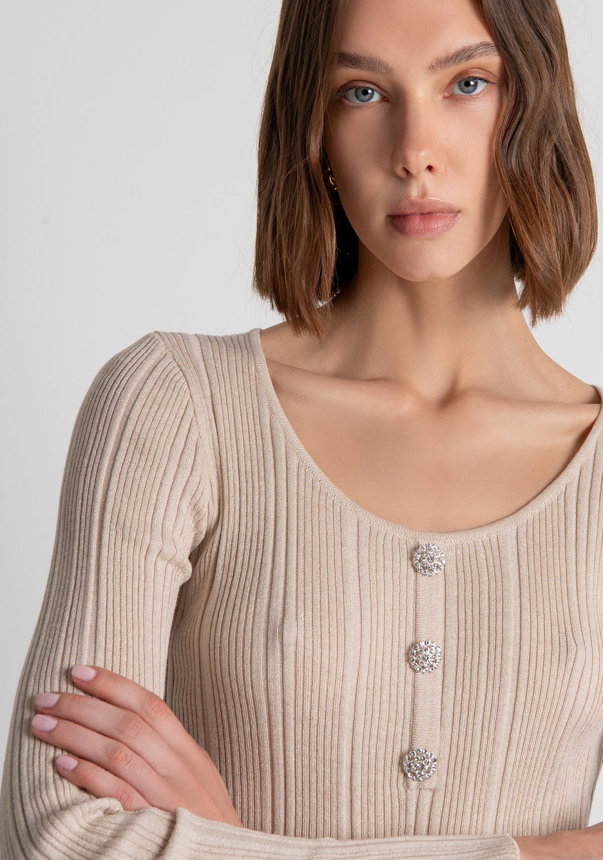 Knitwear slim fit with ribs Fracomina FS26WT7021K492Q7-150