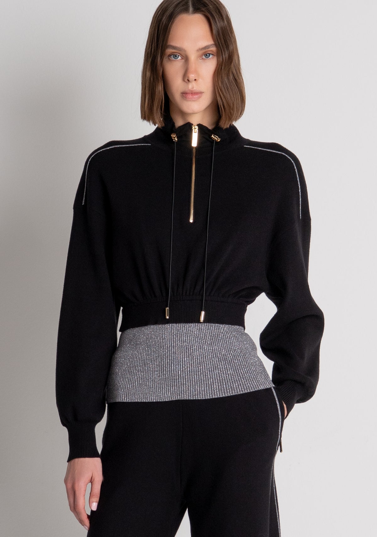 Knitwear regular fit with high neck Fracomina FS26WT7024K45901-056-2