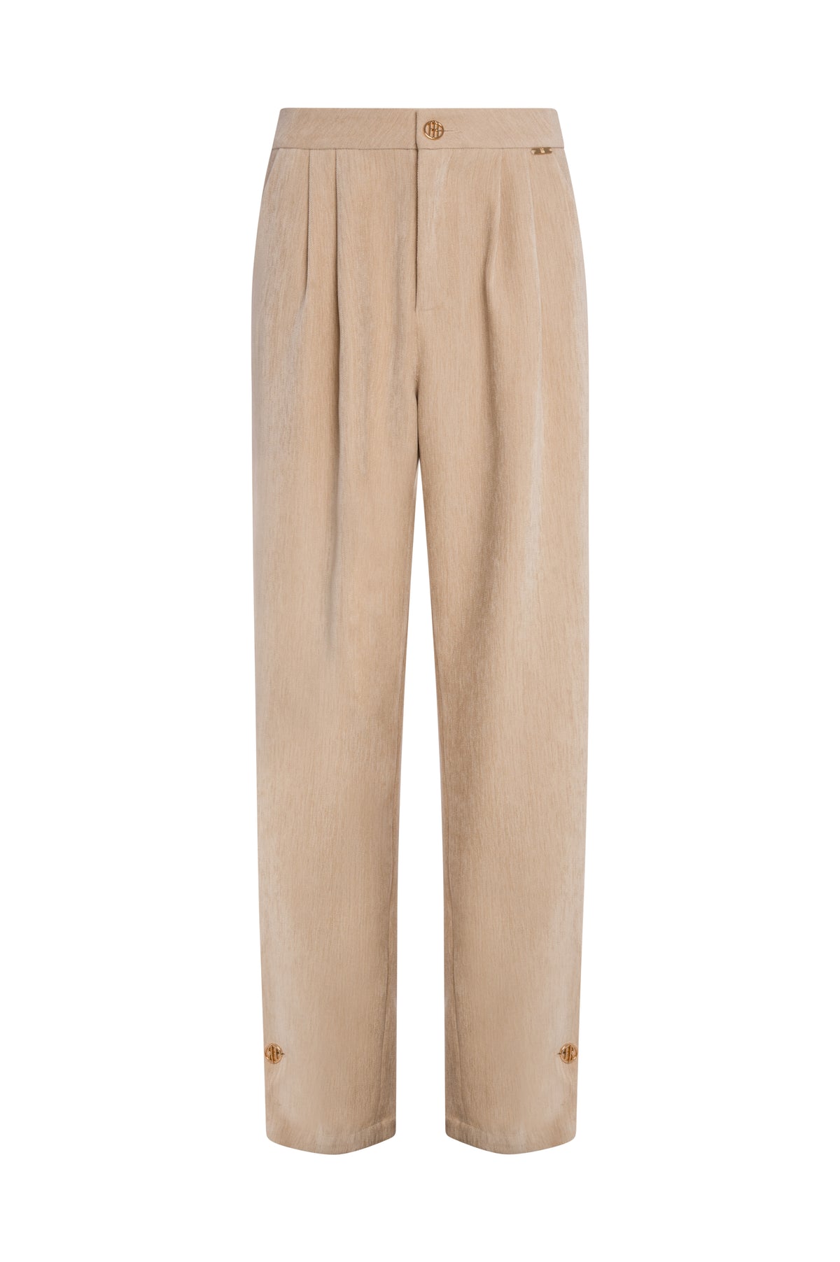 Palazzo pant wide fit made in velvet Fracomina FS26WV3001W59701-K14-1