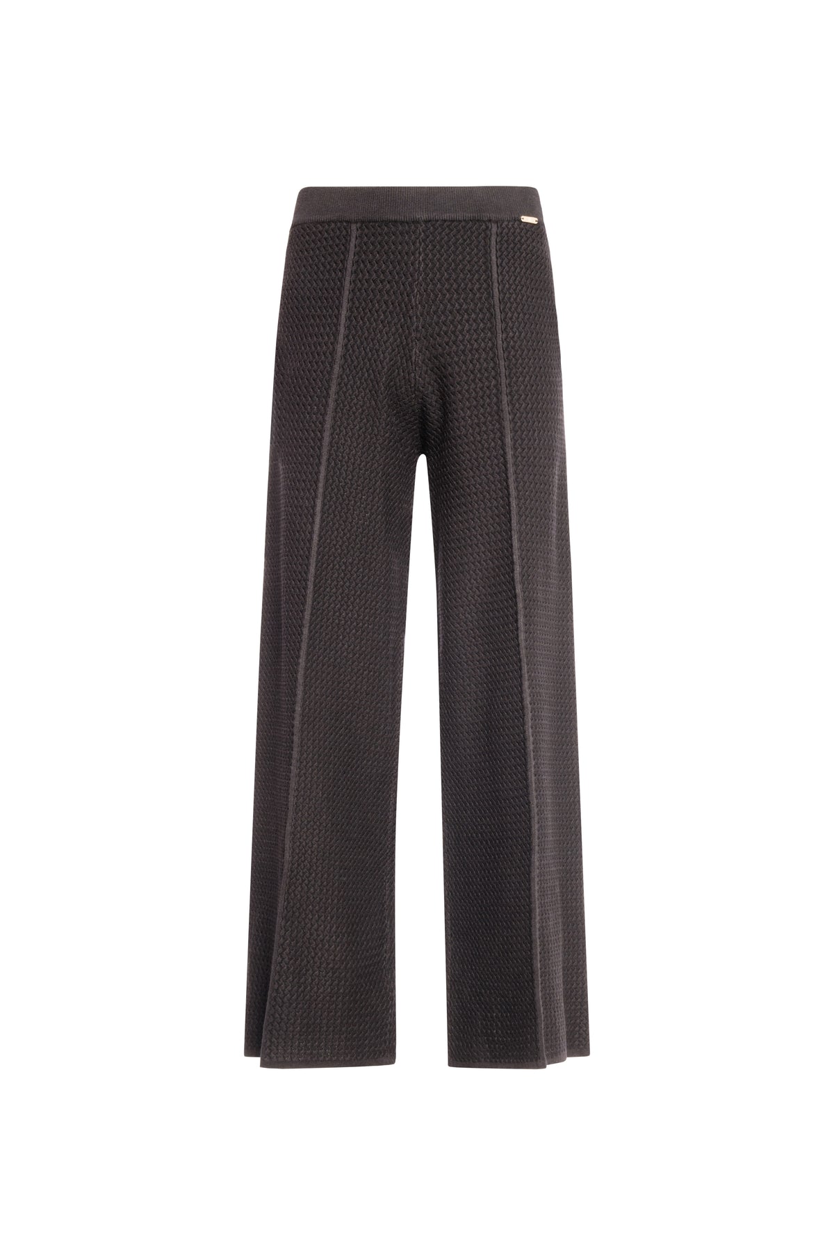Knitted palazzo pant wide fit Fracomina FS26WV3005K50401-K01-1
