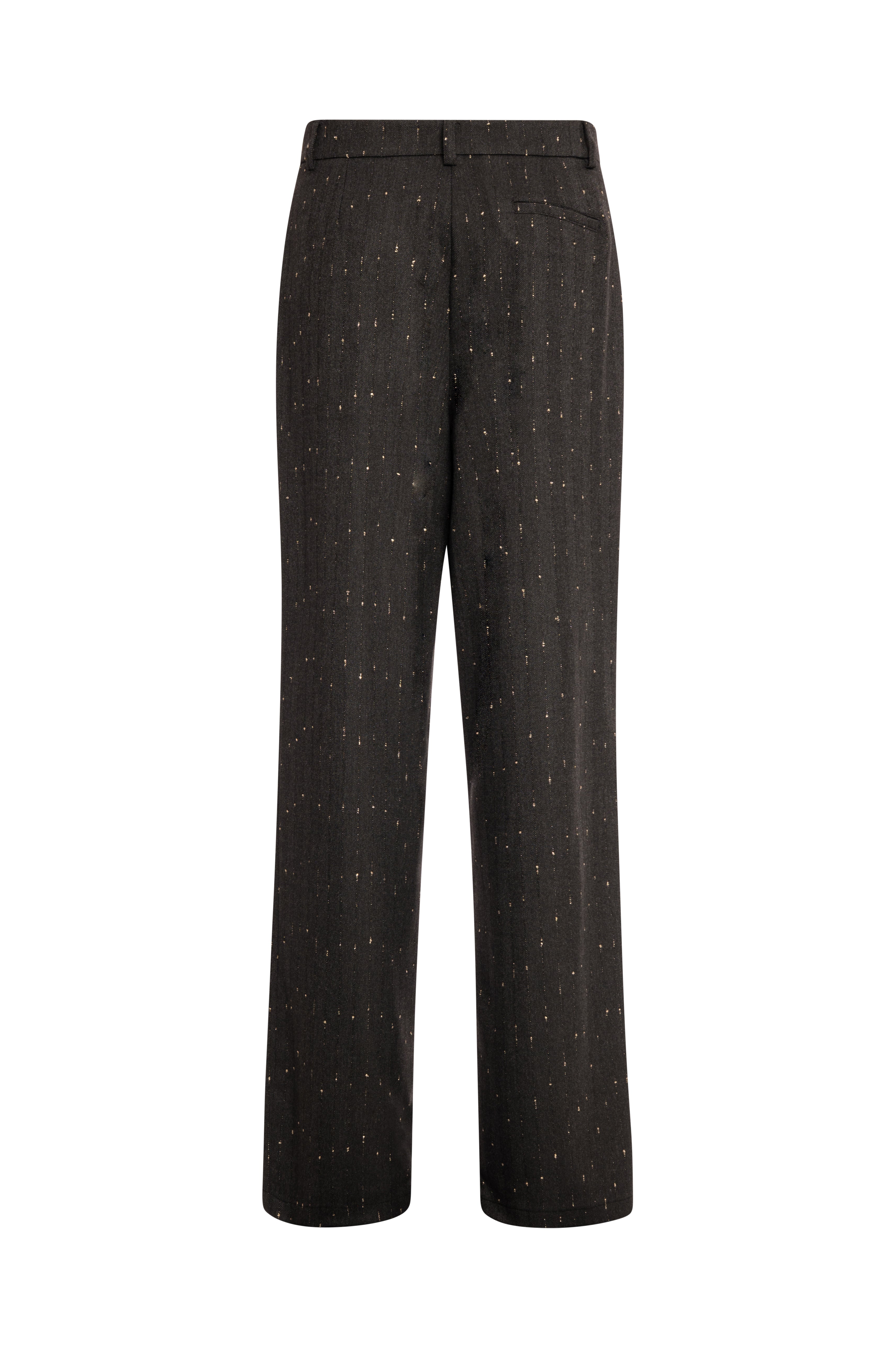 Palazzo pant wide fit made in pinstriped fabric Fracomina FS26WV3009W726Q7-K01-2