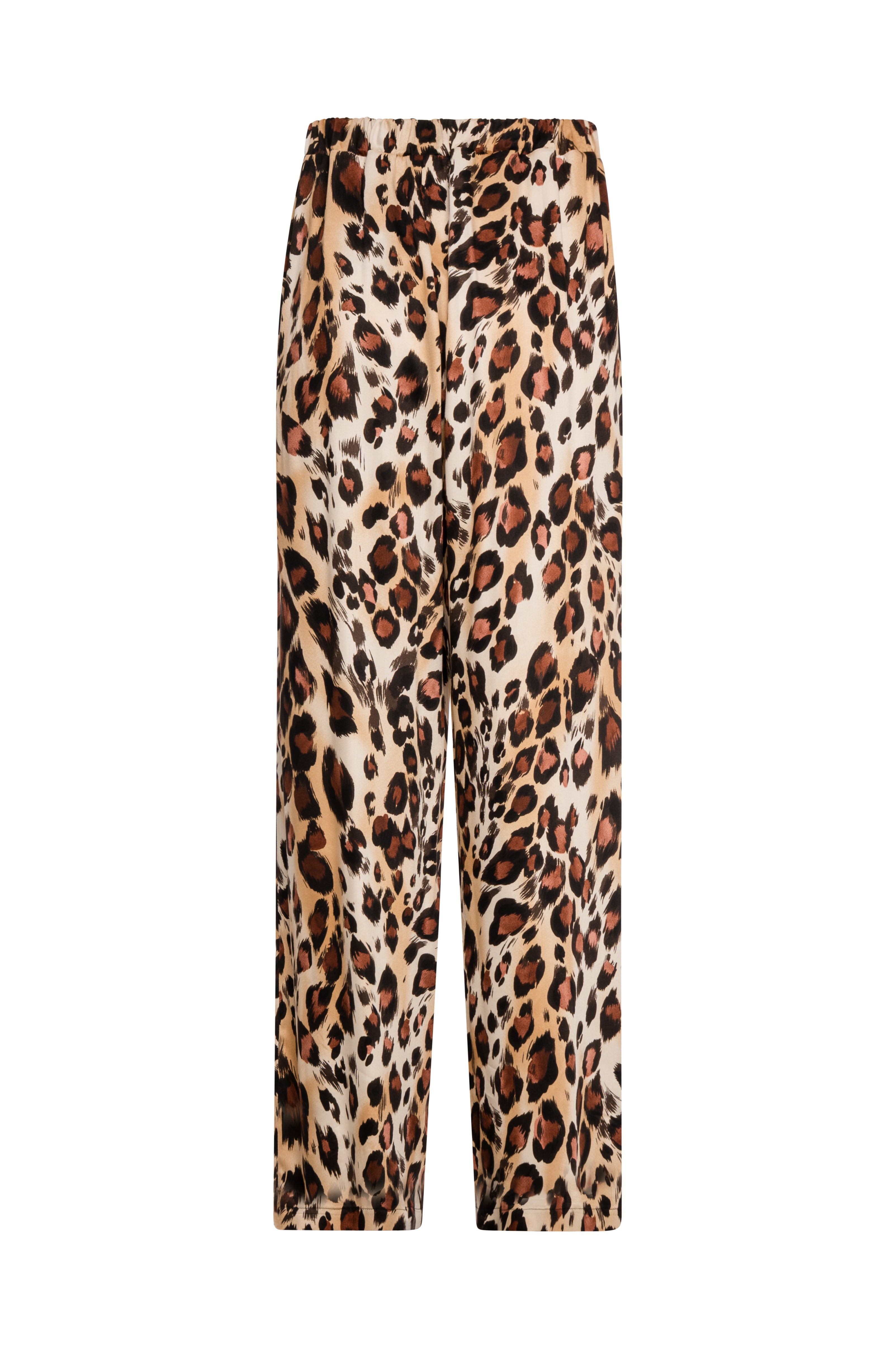 Palazzo pant wide fit with animalier pattern Fracomina FS26WV3012W413L7-KM3-2