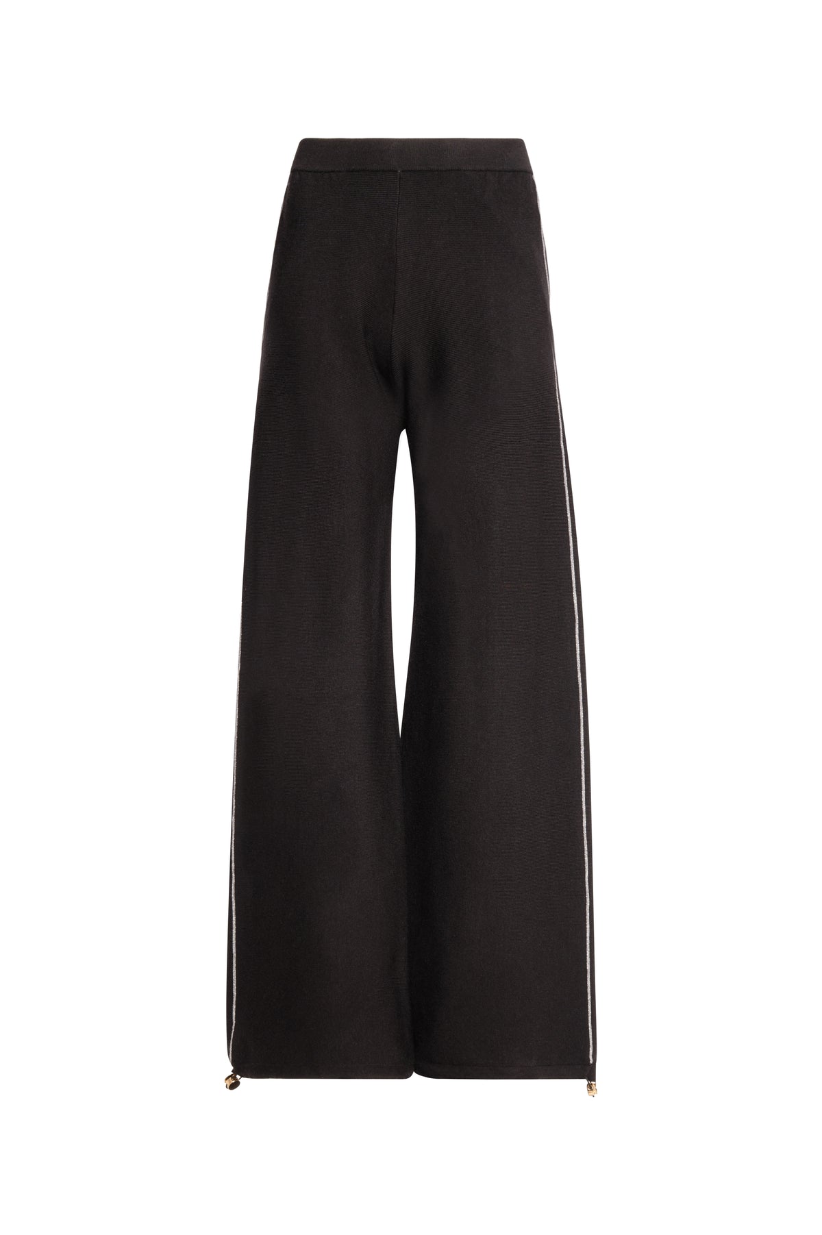 Knitted palazzo pant wide fit Fracomina FS26WV7002K45901-K01-1