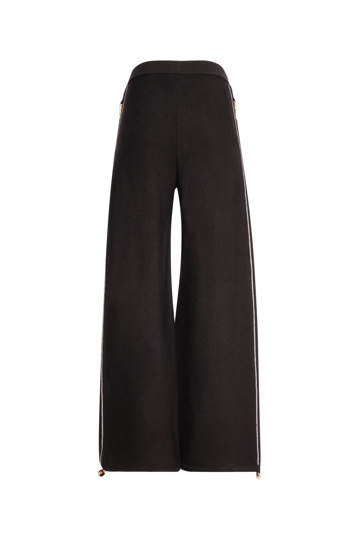 Knitted palazzo pant wide fit Fracomina FS26WV7002K45901-K01-2