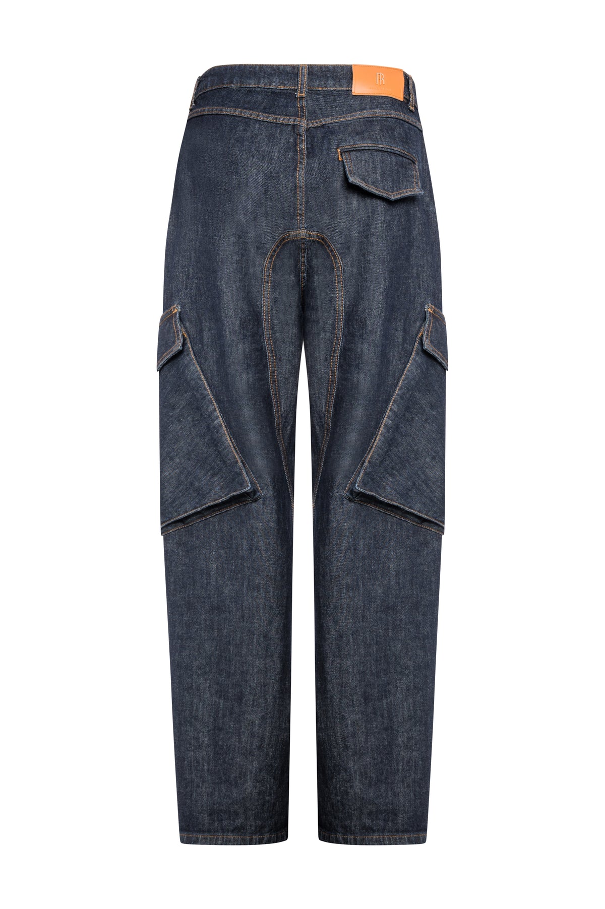 Jeans carrot balloon fit made in denim with dark wash Fracomina FS26WVC001D40193-K02-2