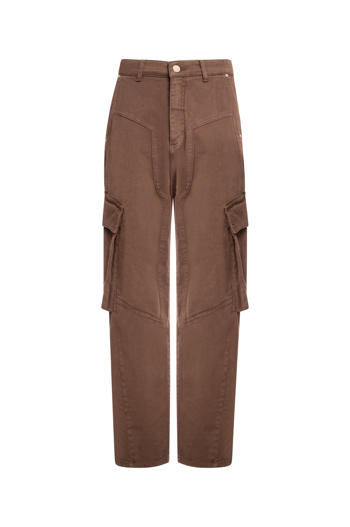 Carrot pant balloon fit made in gabardine Fracomina FS26WVC001W67601-K06-1