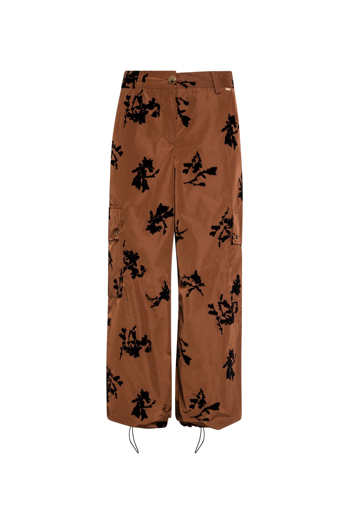 Cargo pant with flowers Fracomina FS26WVC002W454K2-KL0-1