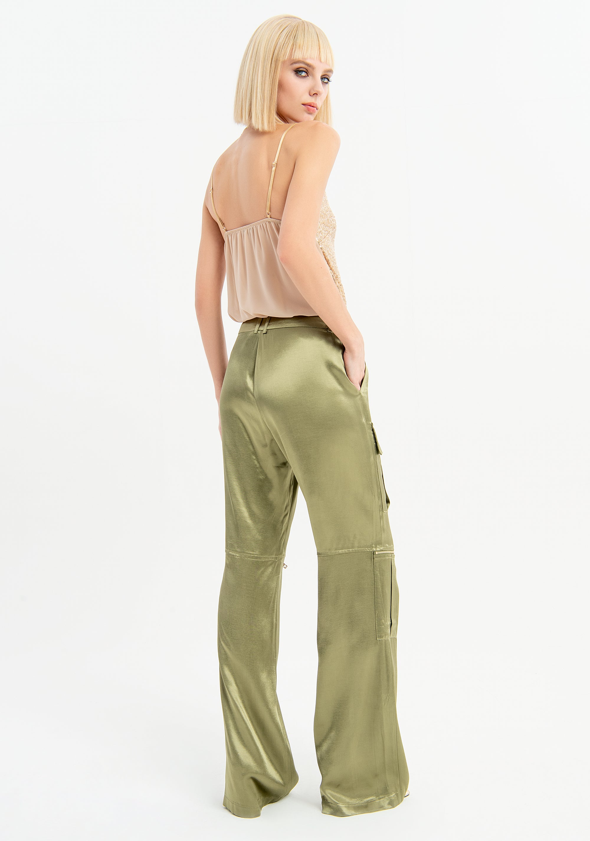 Cargo trousers with side pockets Fracomina FU23SV3002W41301-206_4_e31901e3-b06a-4a99-9f76-e884834a673e