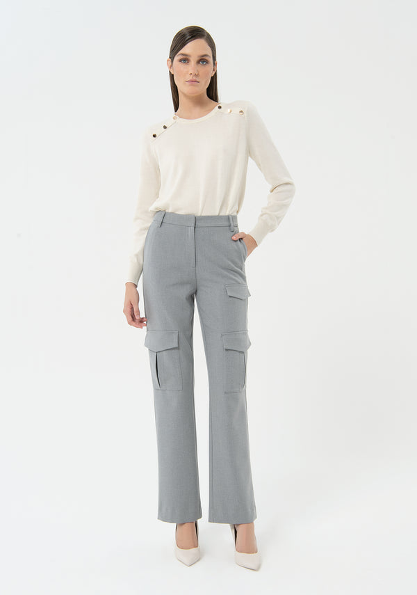 Wool Pants with Pockets Fracomina FU23WV3004W5001-156