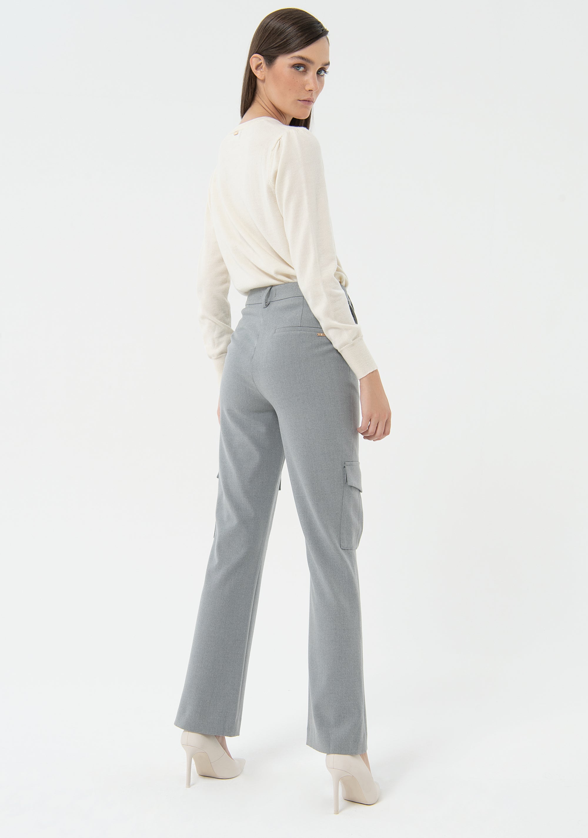 Wool Pants with Pockets Fracomina FU23WV3004W5001-156_4