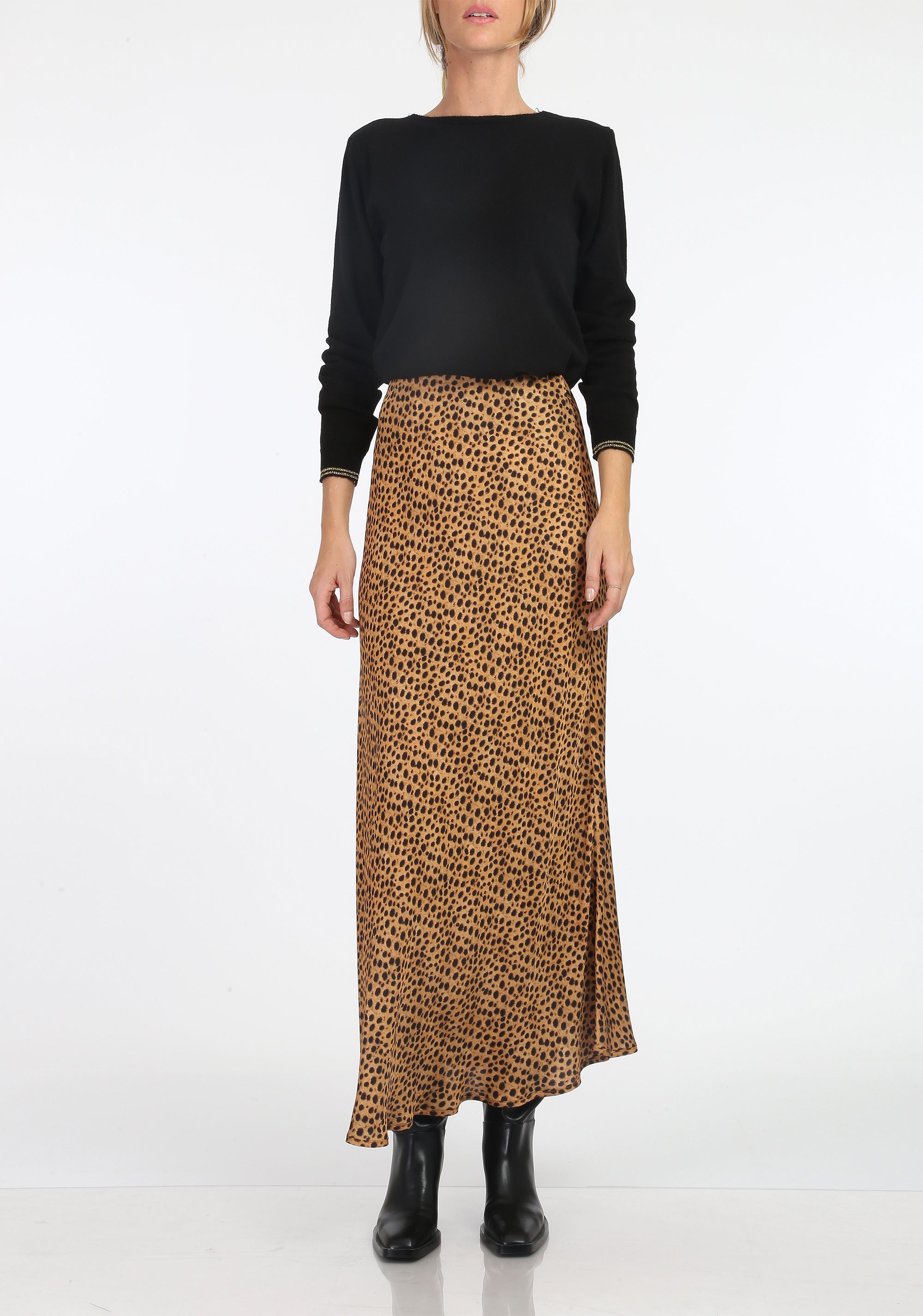 High waisted long skirt Fracomina FU24WG3002W451L7-I23_3b3da052-8d78-4003-b9b8-7104116f5f97