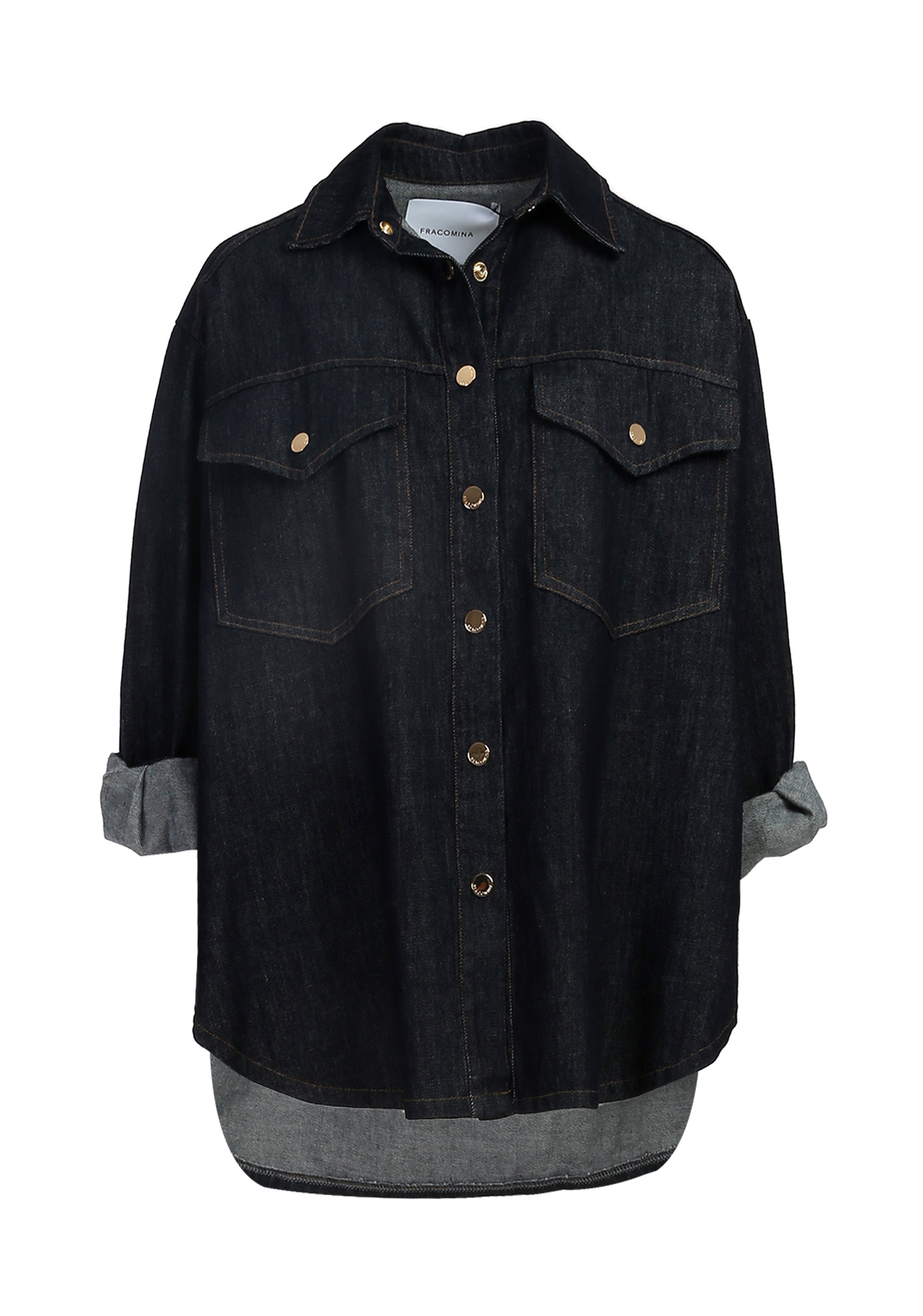 Denim over jacket Fracomina FU24WJ2001D40001-117