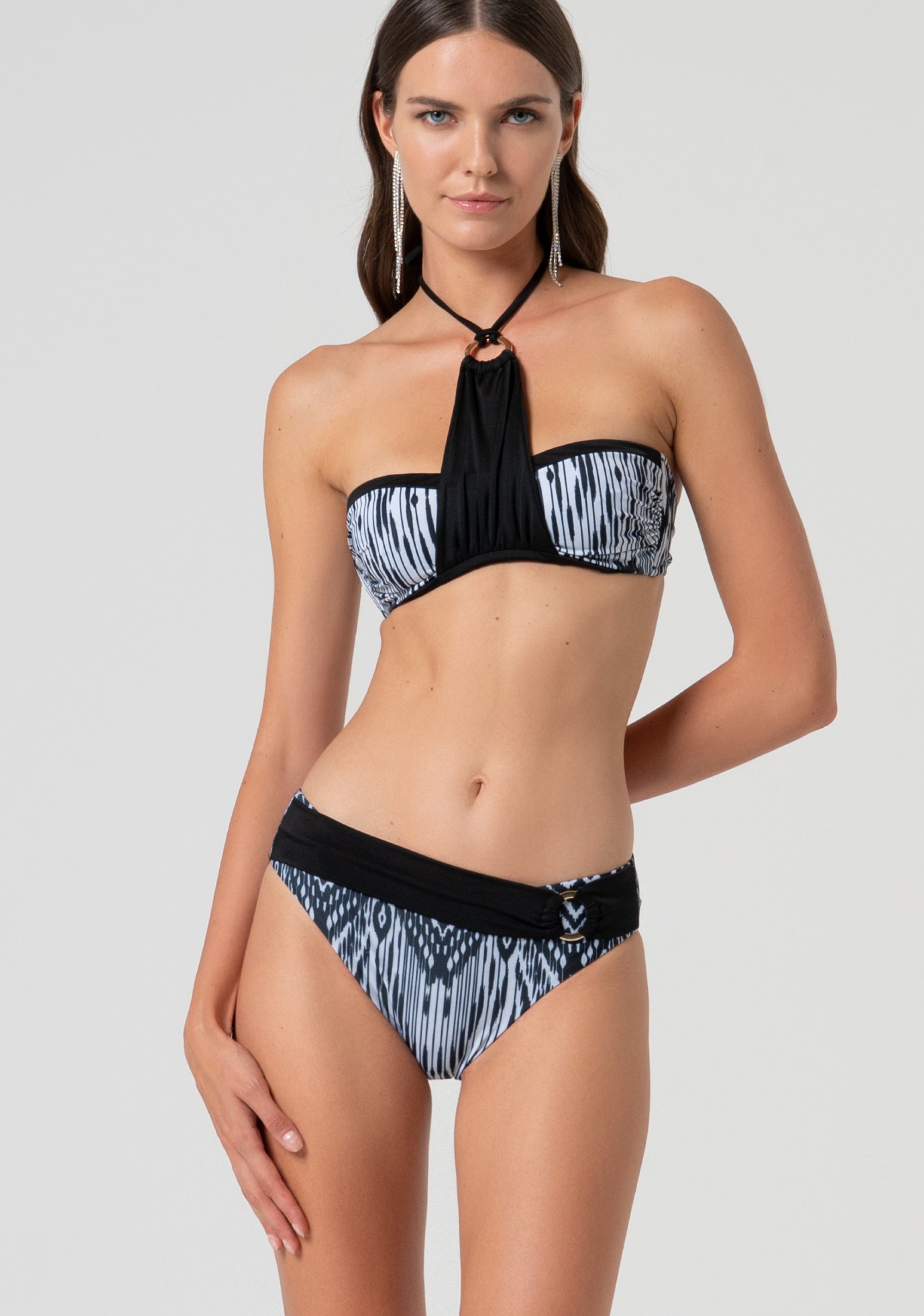 Bikini bottom with geometrical pattern Fracomina FV25SM1006J483R8-060-1