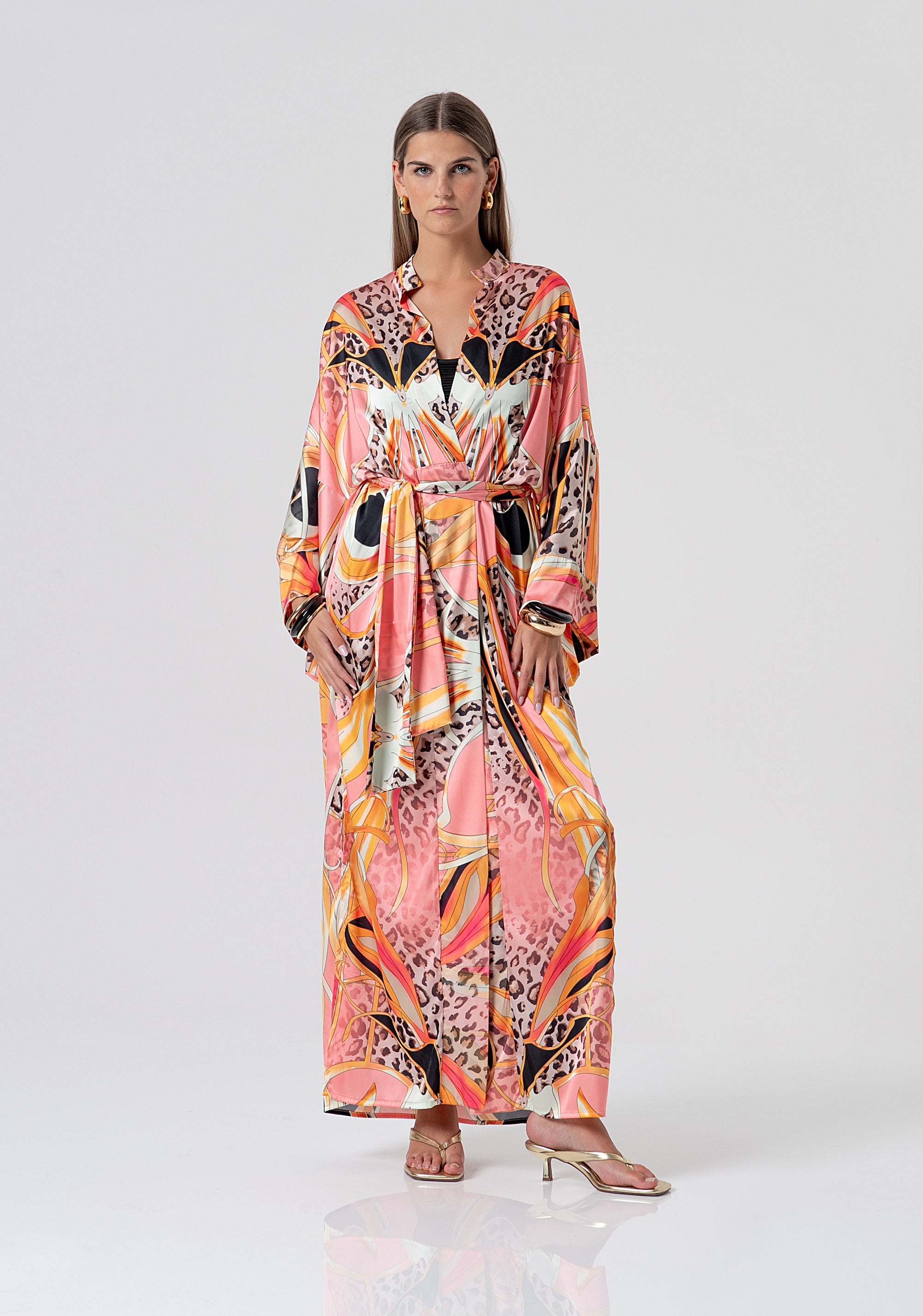 long corset maxi dress Luella Crepe Corset Maxi Dress main image 1