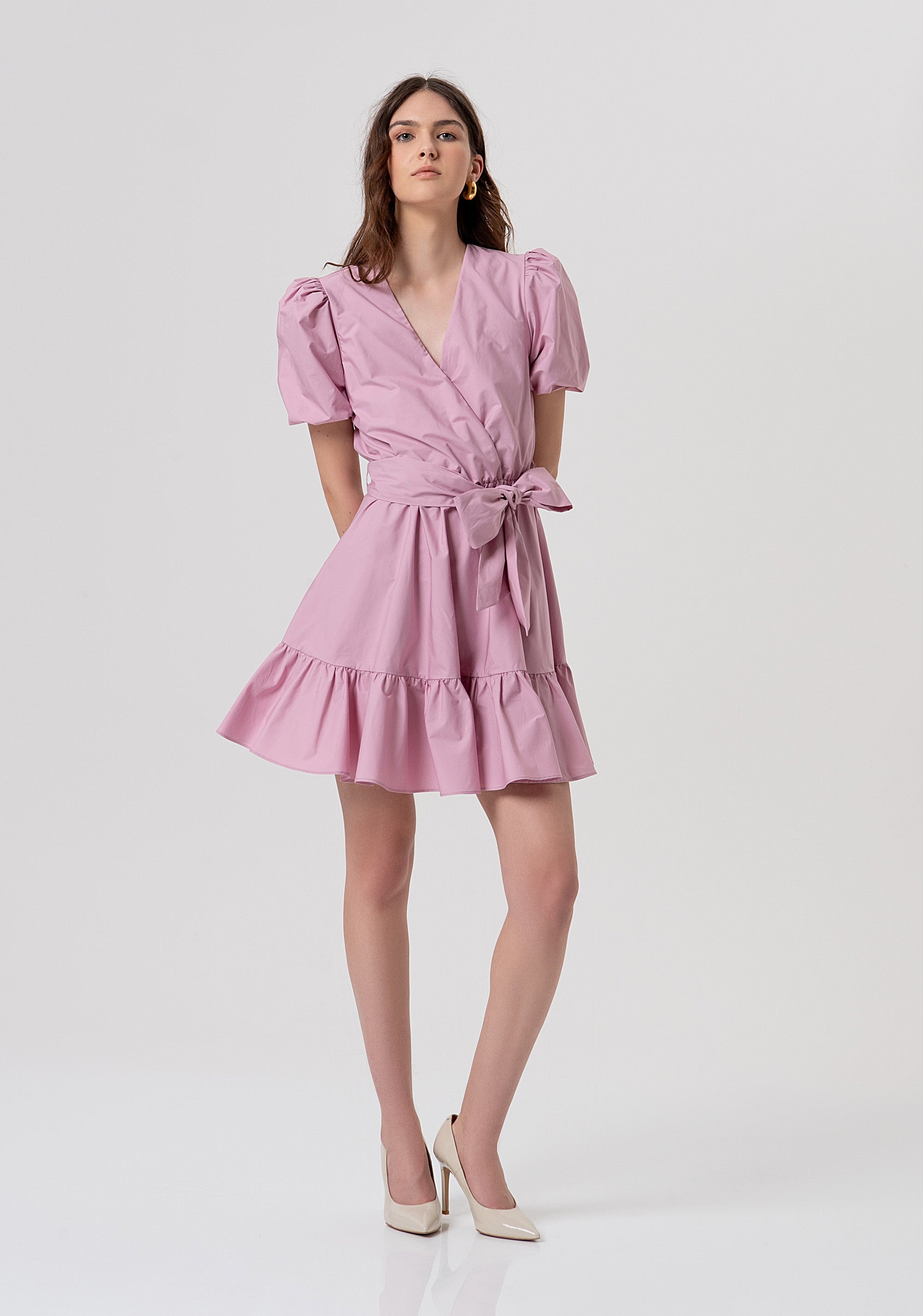 Dress regular fit made in cotton popeline Fracomina FY26SD1037W40001-226-1