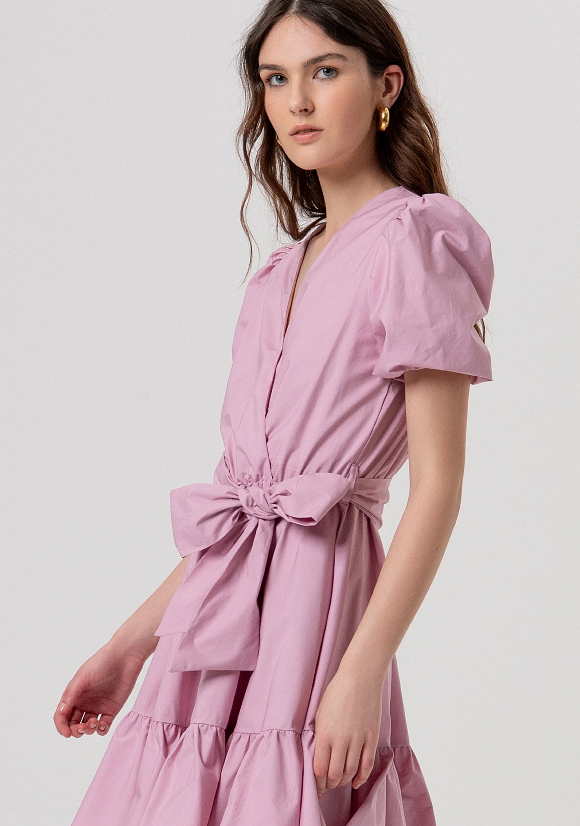 Dress regular fit made in cotton popeline Fracomina FY26SD1037W40001-226-2