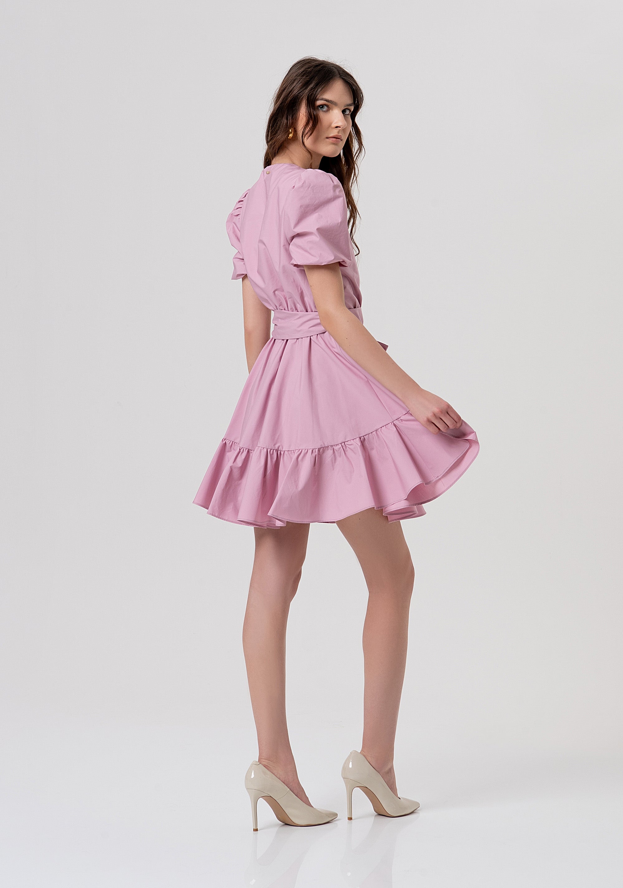 Dress regular fit made in cotton popeline Fracomina FY26SD1037W40001-226-3