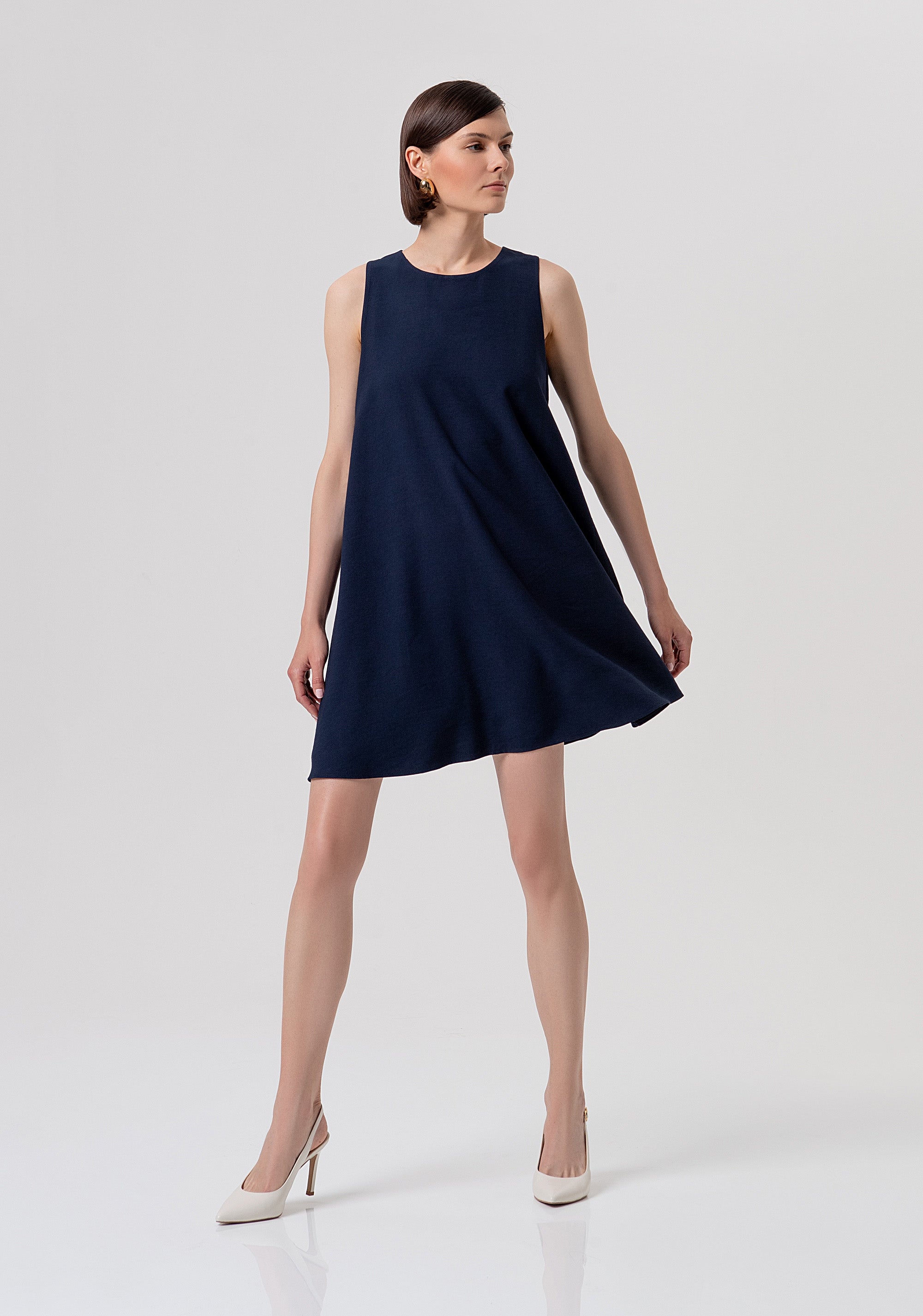 Mini dress A-shape Fracomina FY26SD1040W83601-117-1