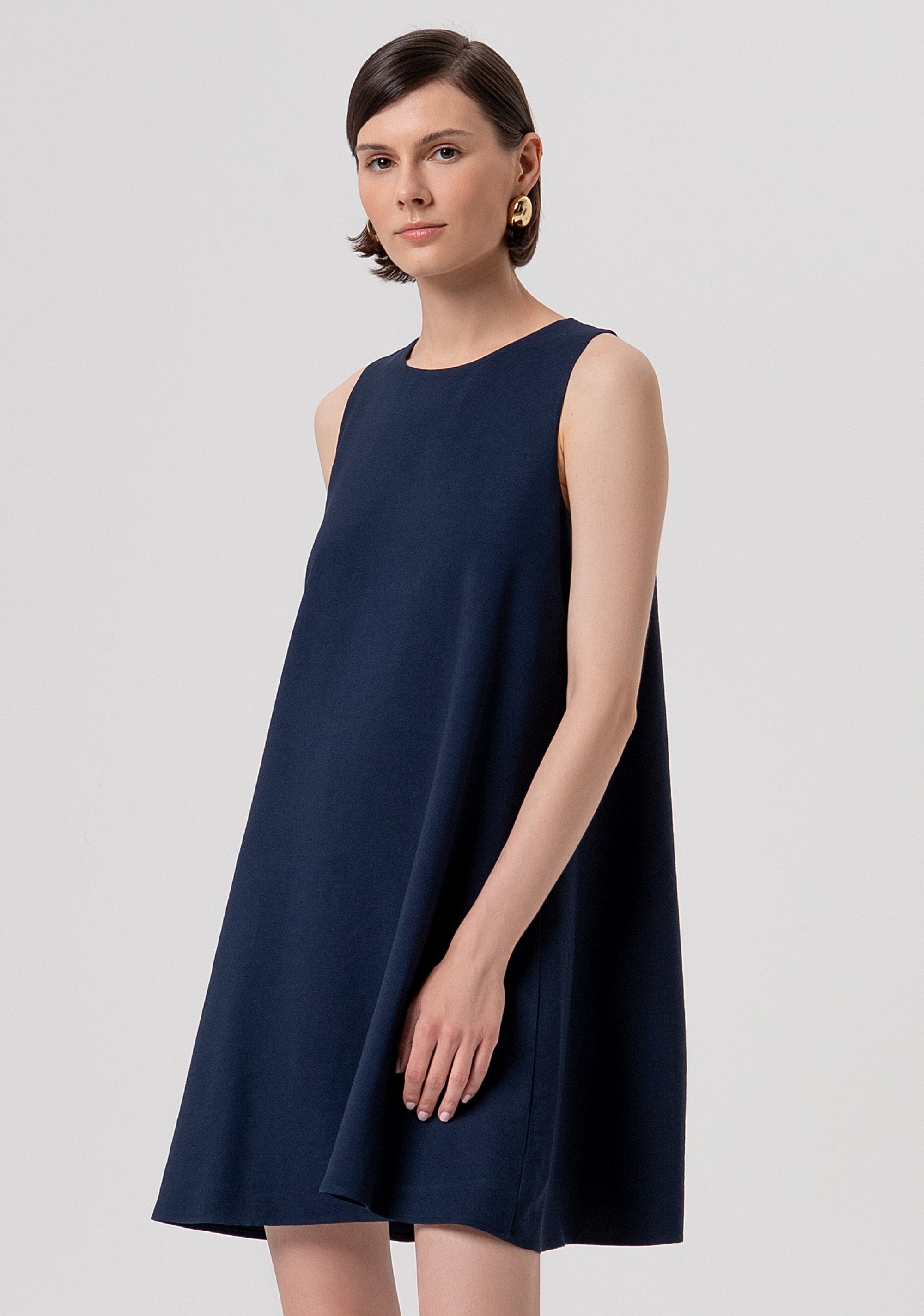 Mini dress A-shape Fracomina FY26SD1040W83601-117-3