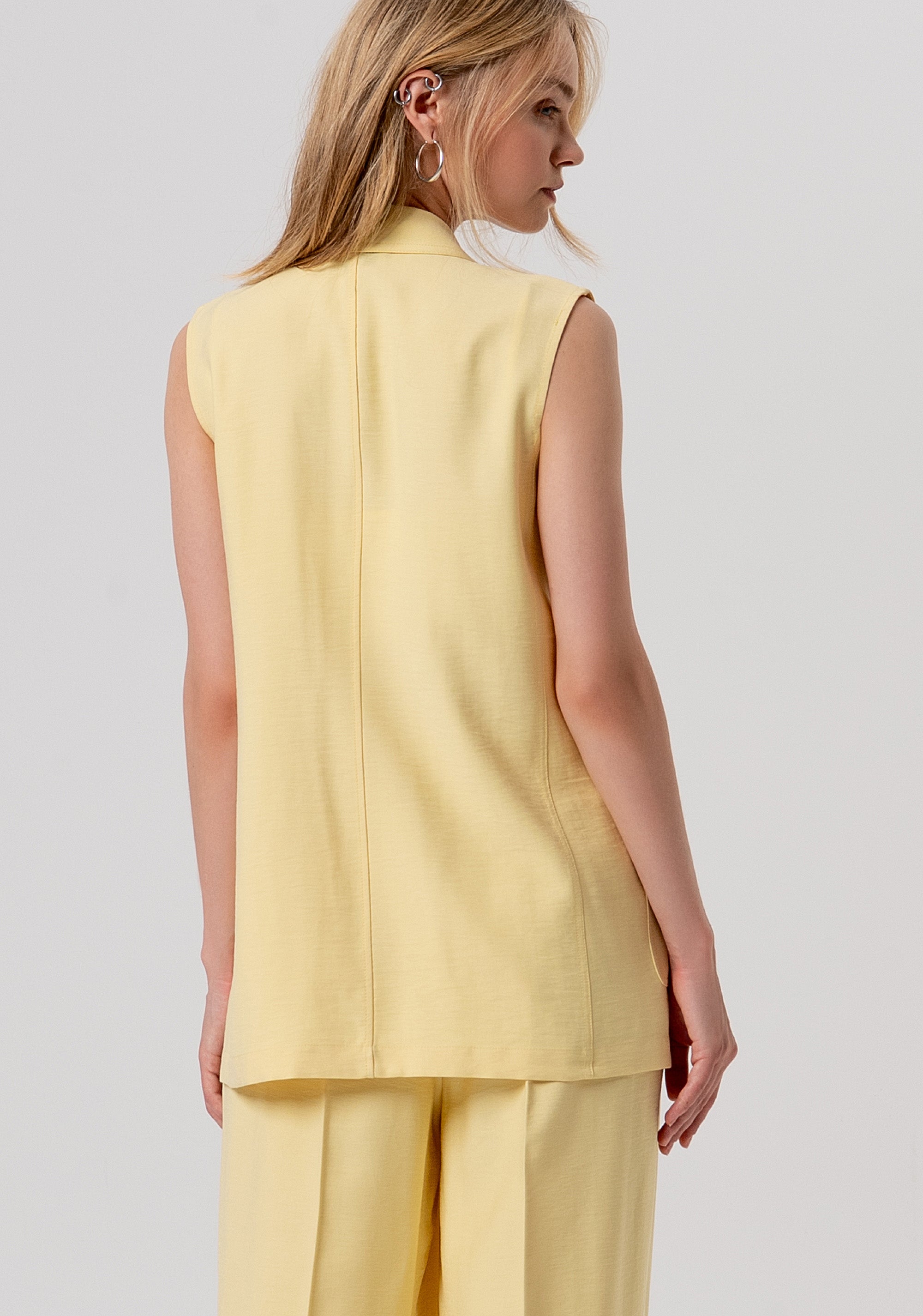 Gilet regular fit single breasted Fracomina FY26SJ5012W83601-184-3