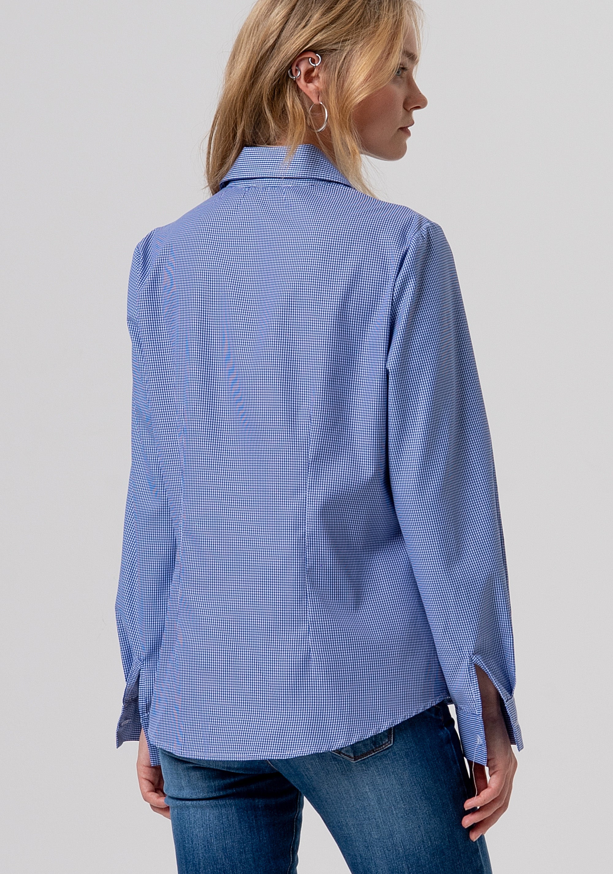 Shirt regular fit with square pattern Fracomina FY26ST6040W82795-083-3