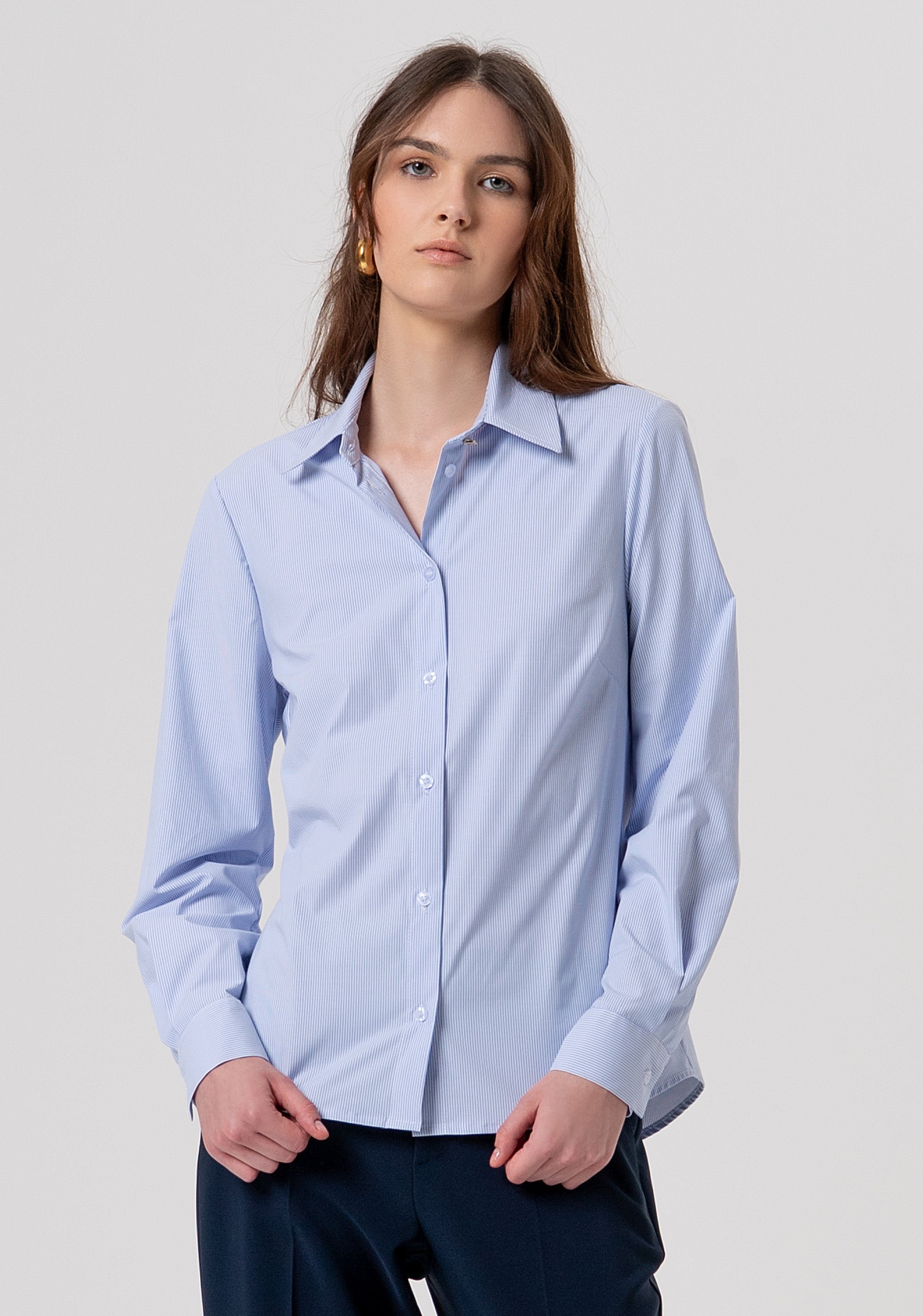 Shirt regular fit with stripes Fracomina FY26ST6040W837N8-176-1