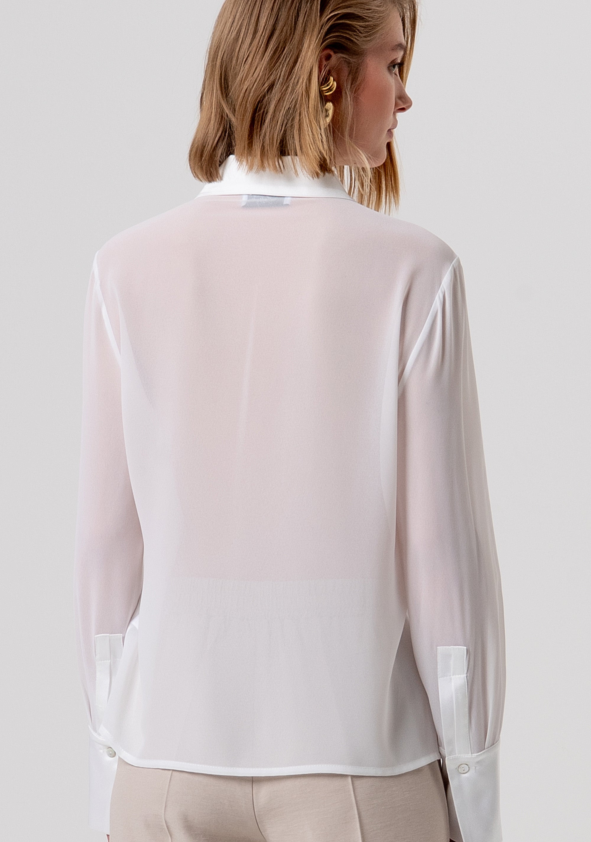 Shirt regular fit made in mixed fabrics Fracomina FY26ST6041W41201-108-3