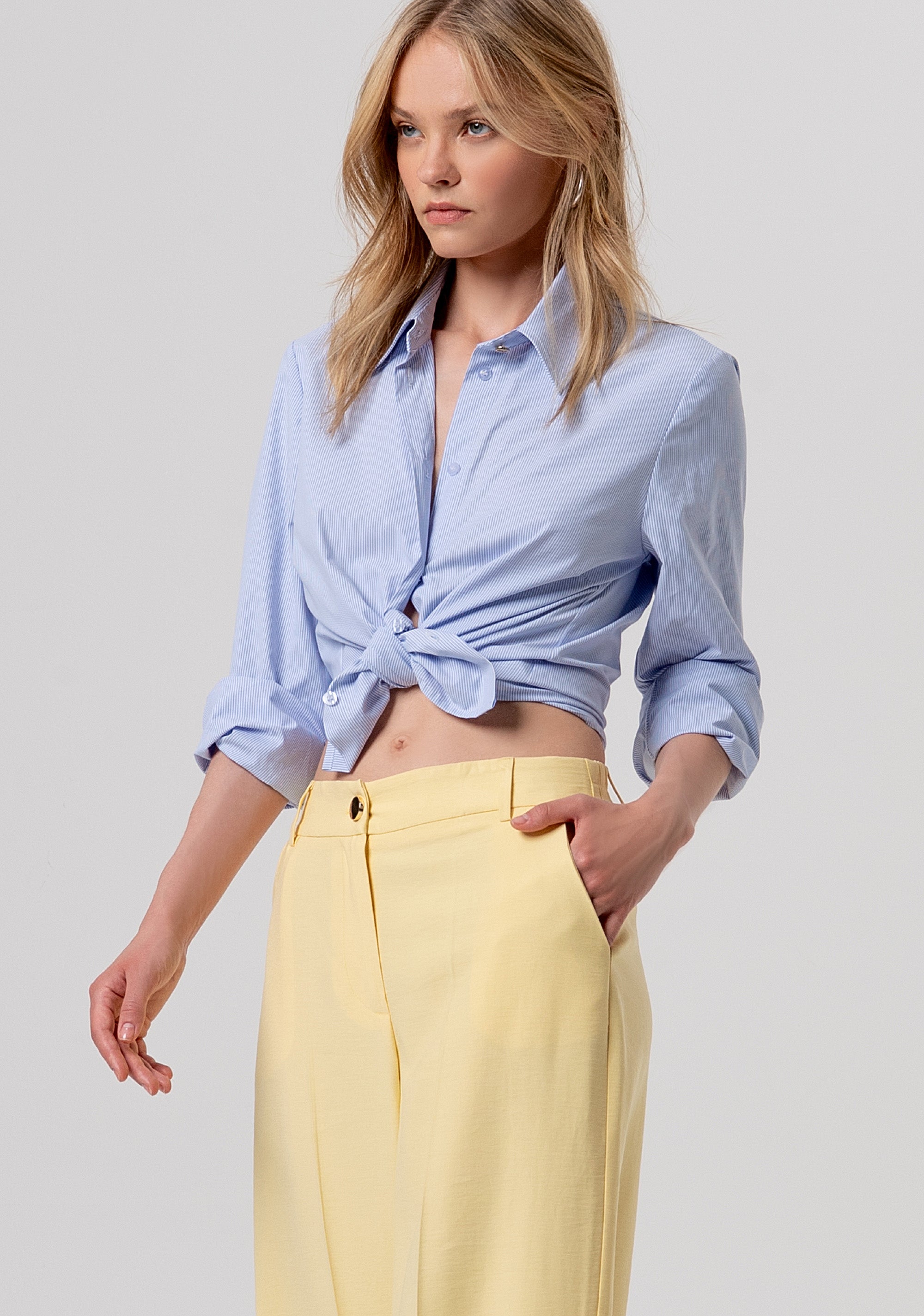 Palazzo pant flare Fracomina FY26SV3036W83601-184-2