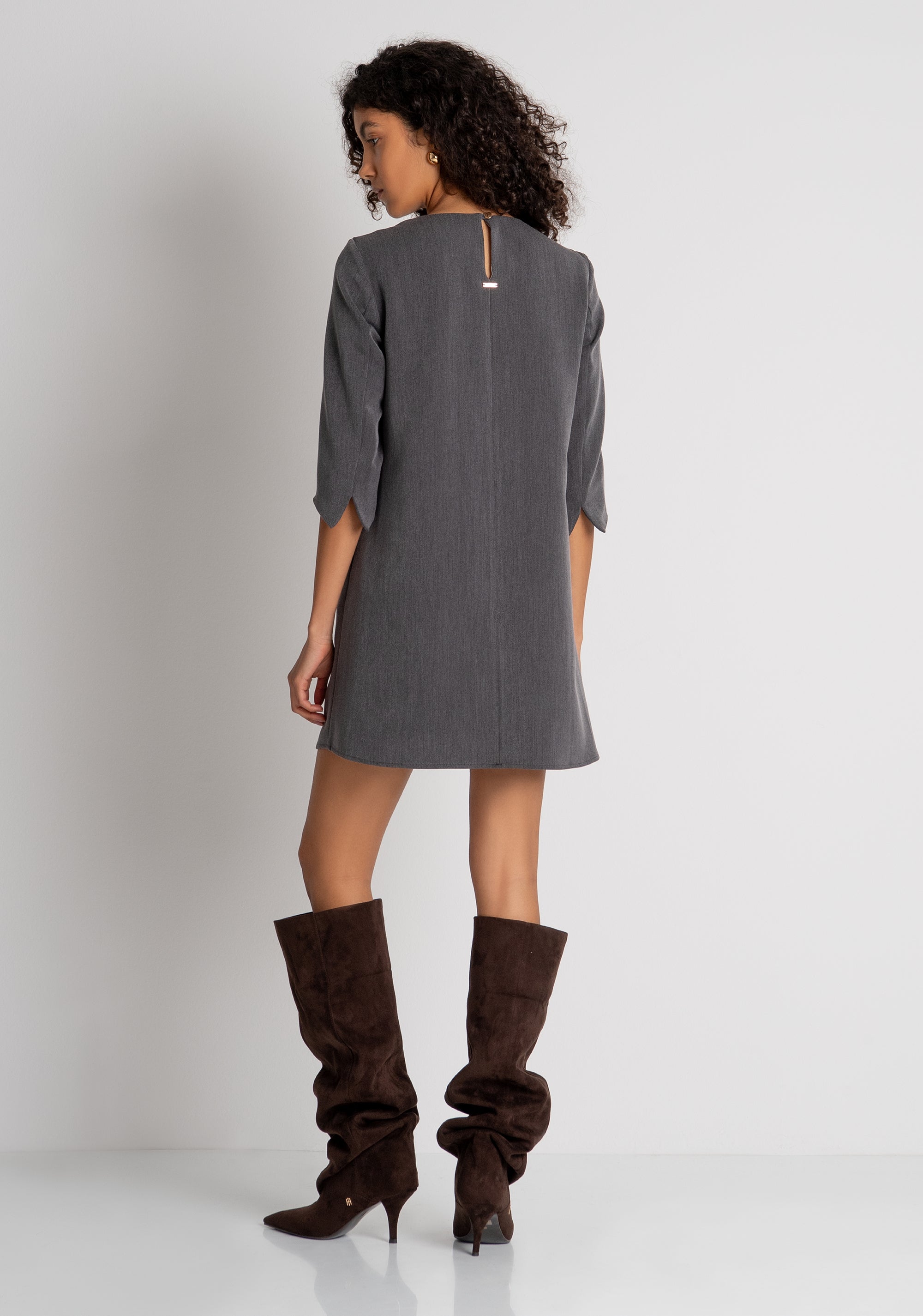 Mini dress A-shape Fracomina FY26WD1021W76101-T53-4