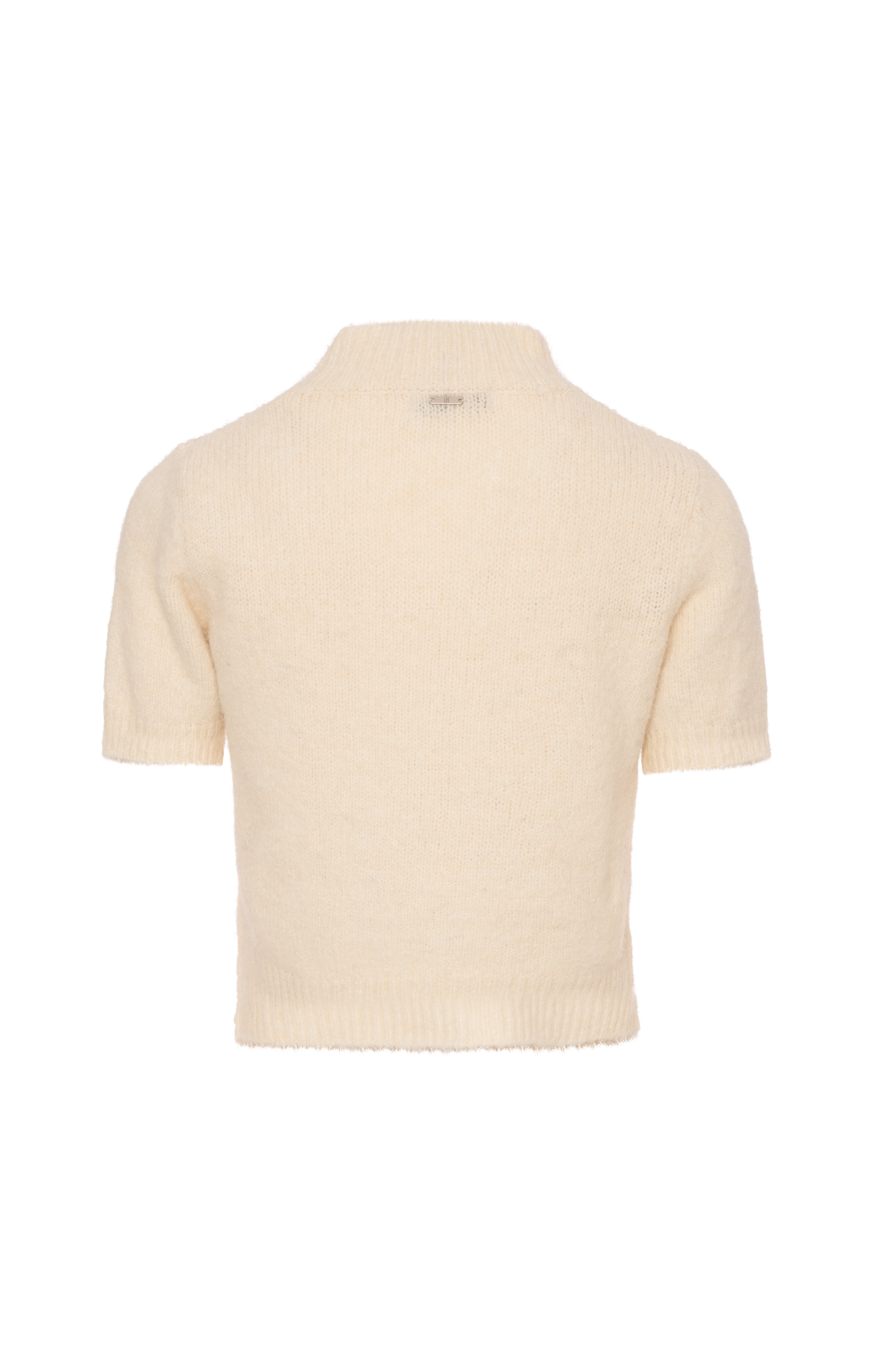 Knitwear cropped with shiny applications Fracomina FY26WT7059K563R9-K59-2