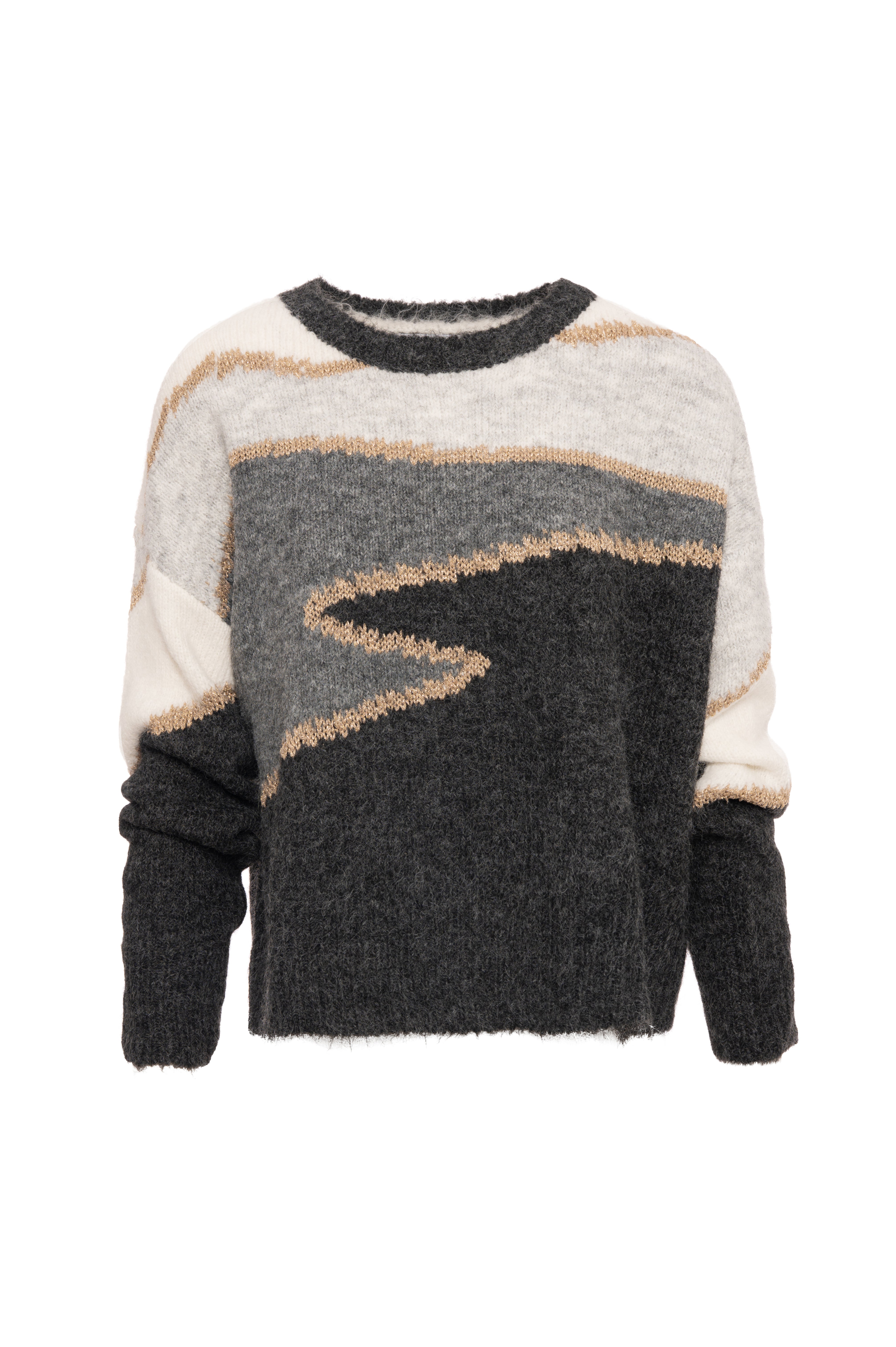 Knitwear regular fit with jacquard effect Fracomina FY26WT7064K563F8-KH2-1