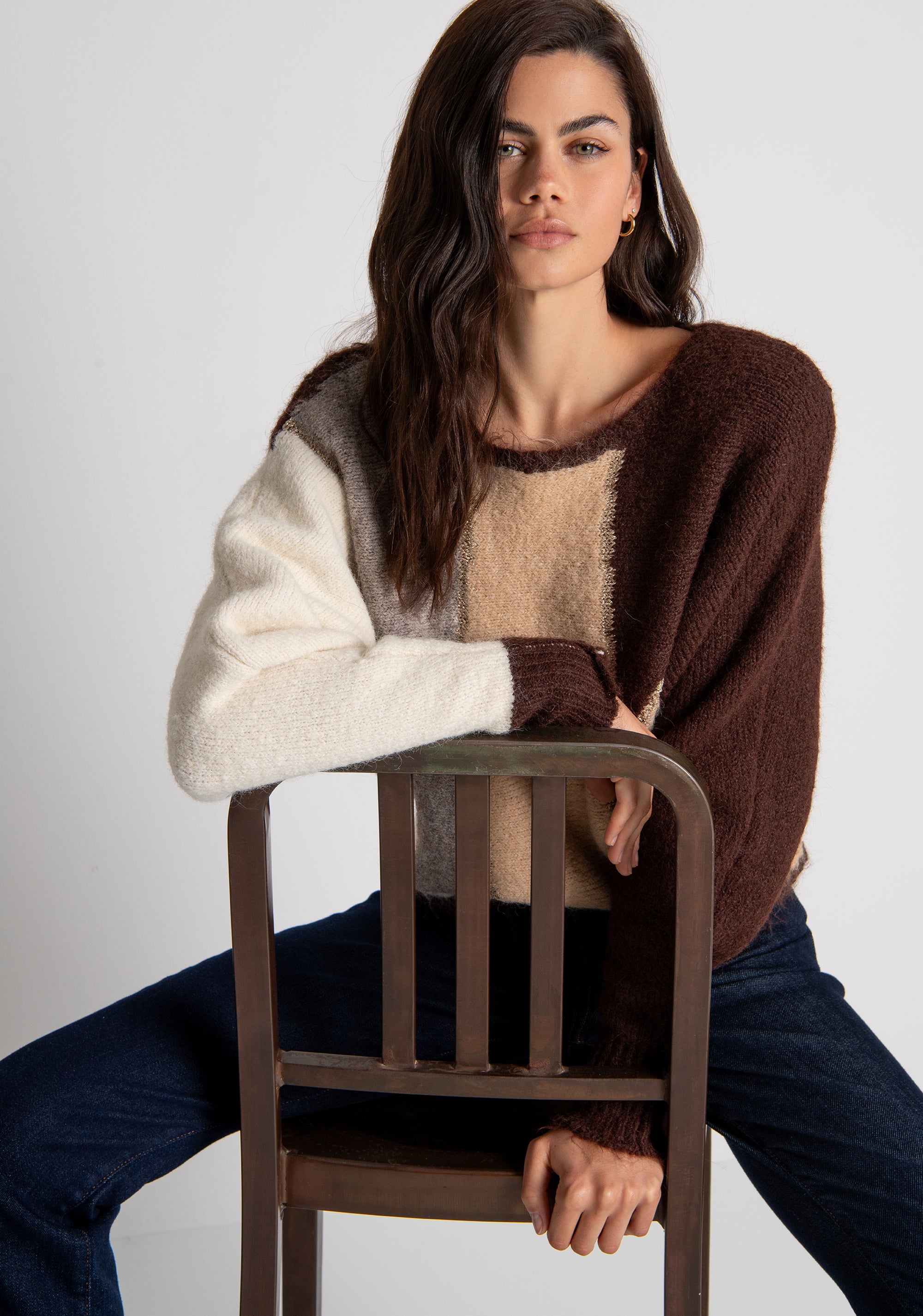 Knitwear over fit multicolor Fracomina FY26WT7065K563F8-M62