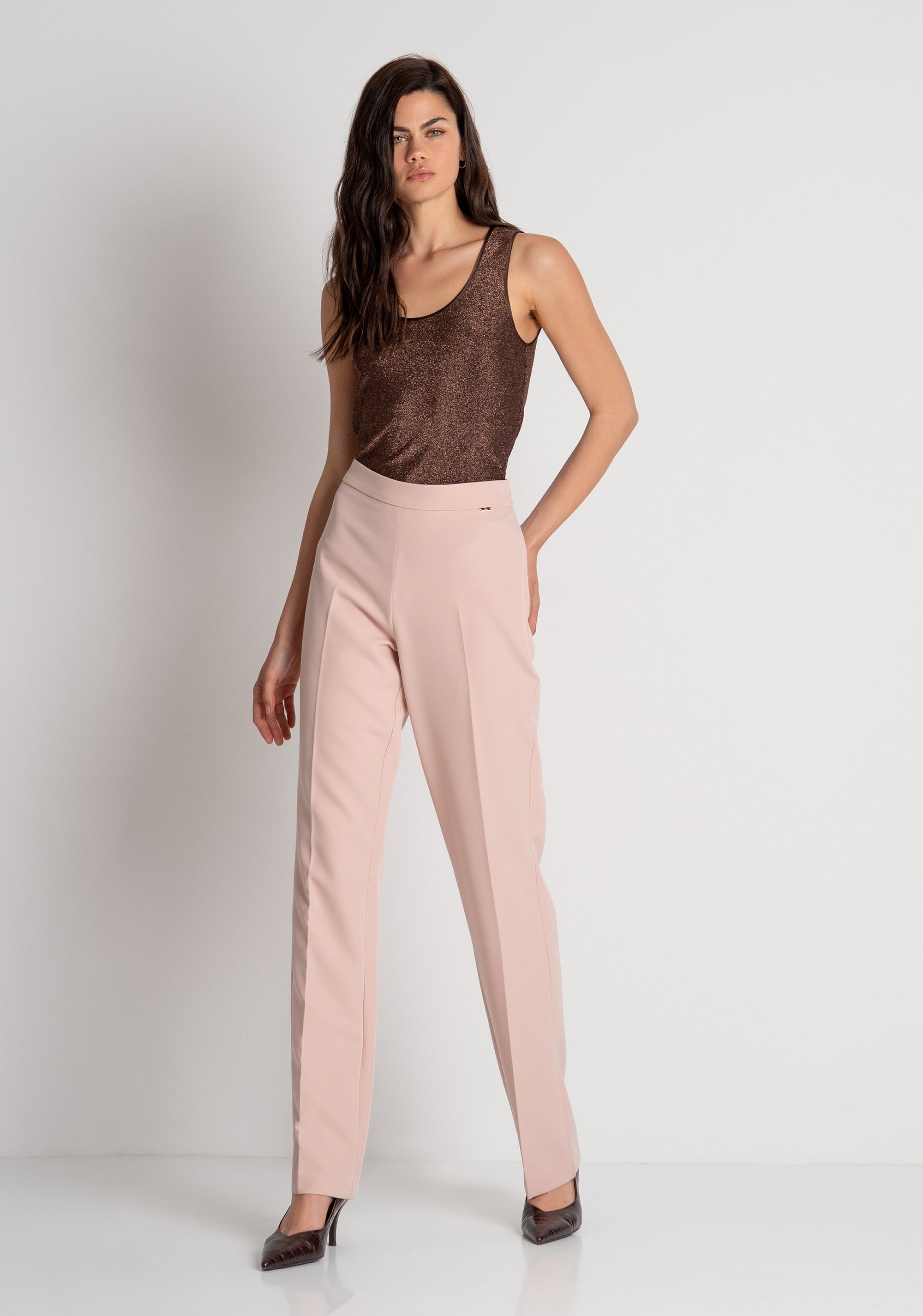Pant regular fit made in stretch fabric Fracomina FY26WV2001W42901