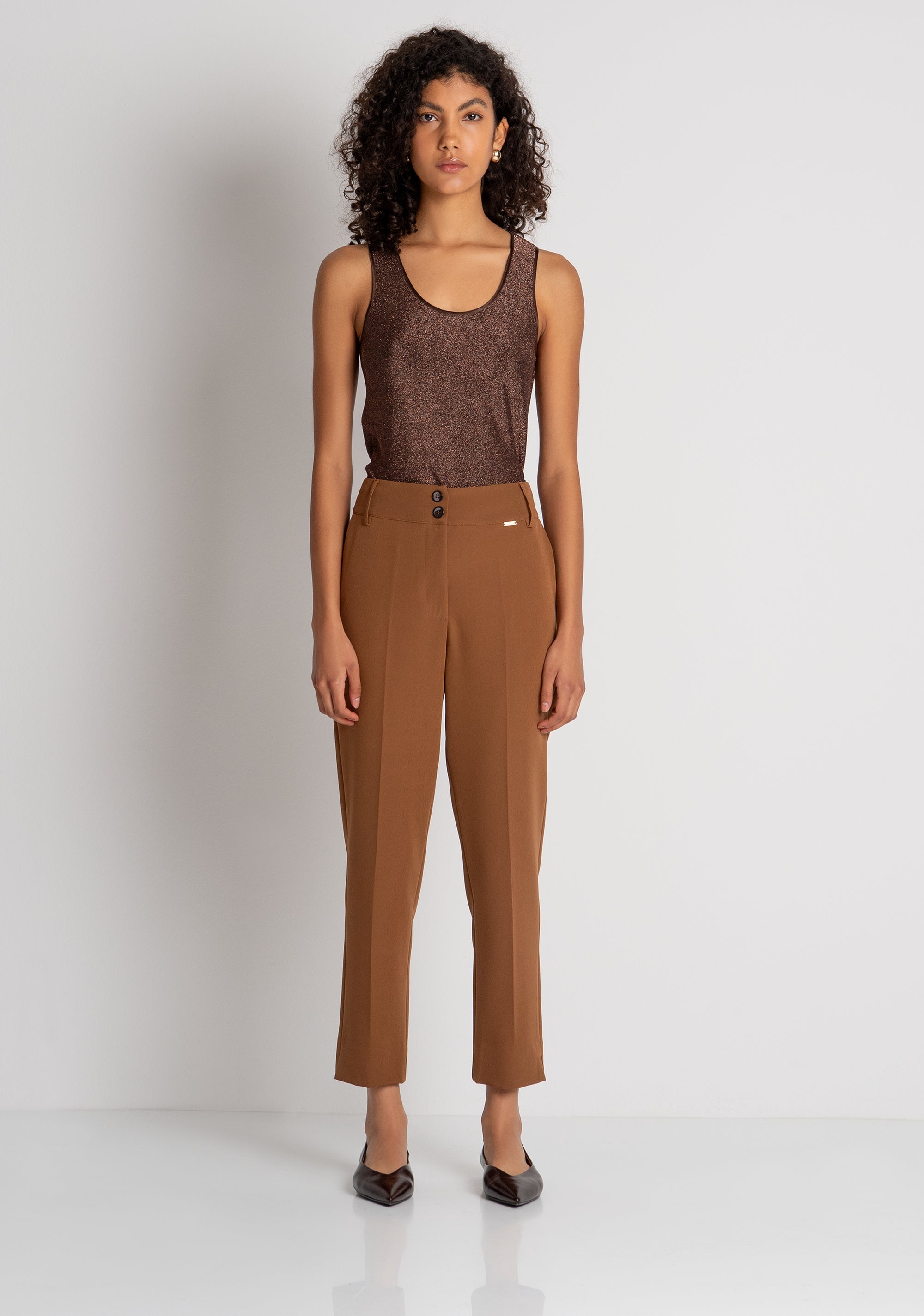 Chino's pant slim fit made in stretch fabric Fracomina FY26WV4012W42901-2
