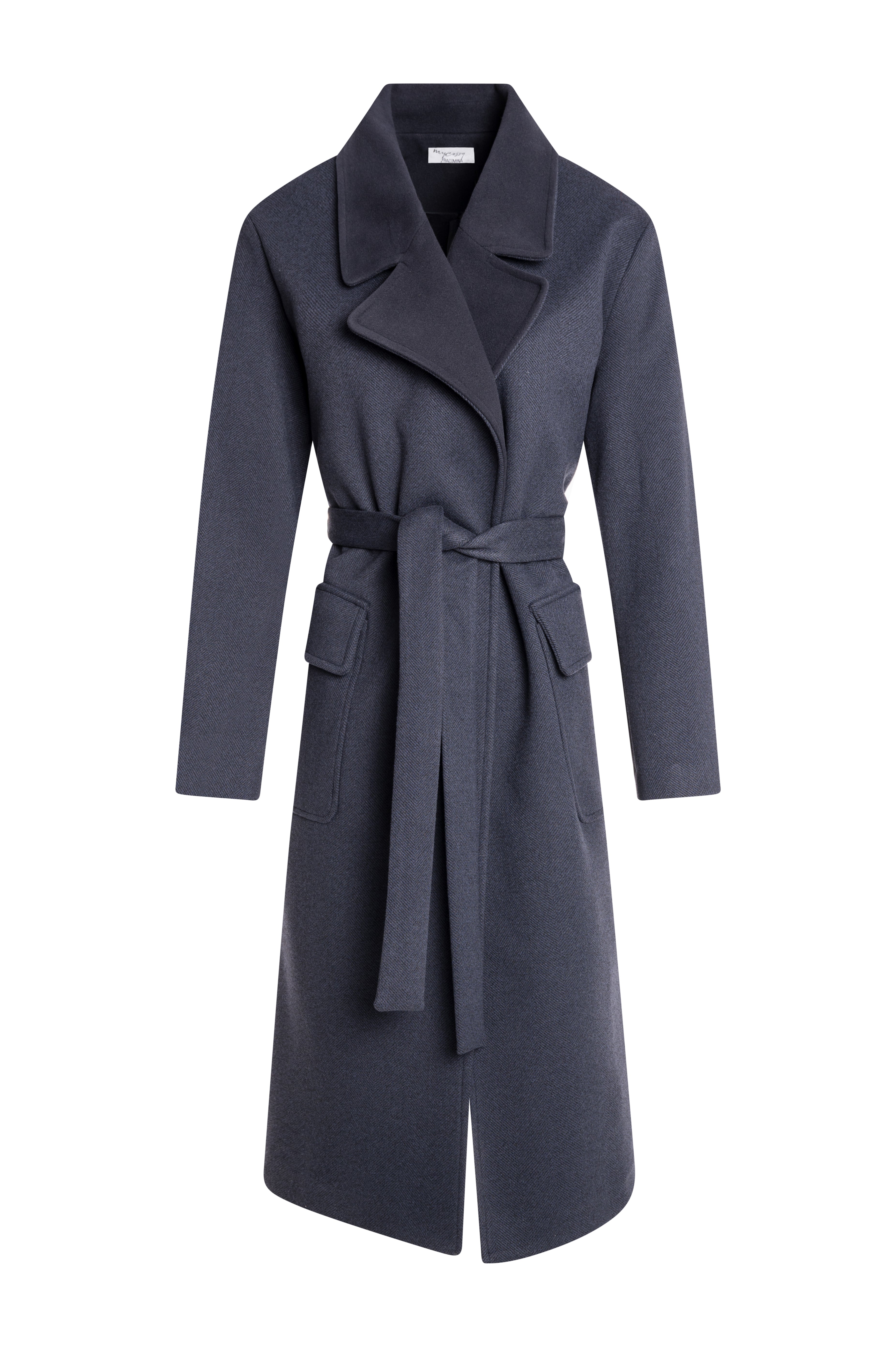 Long coat regular fit made in cloth Fracomina FZ26WC1001W86401-KM8-1