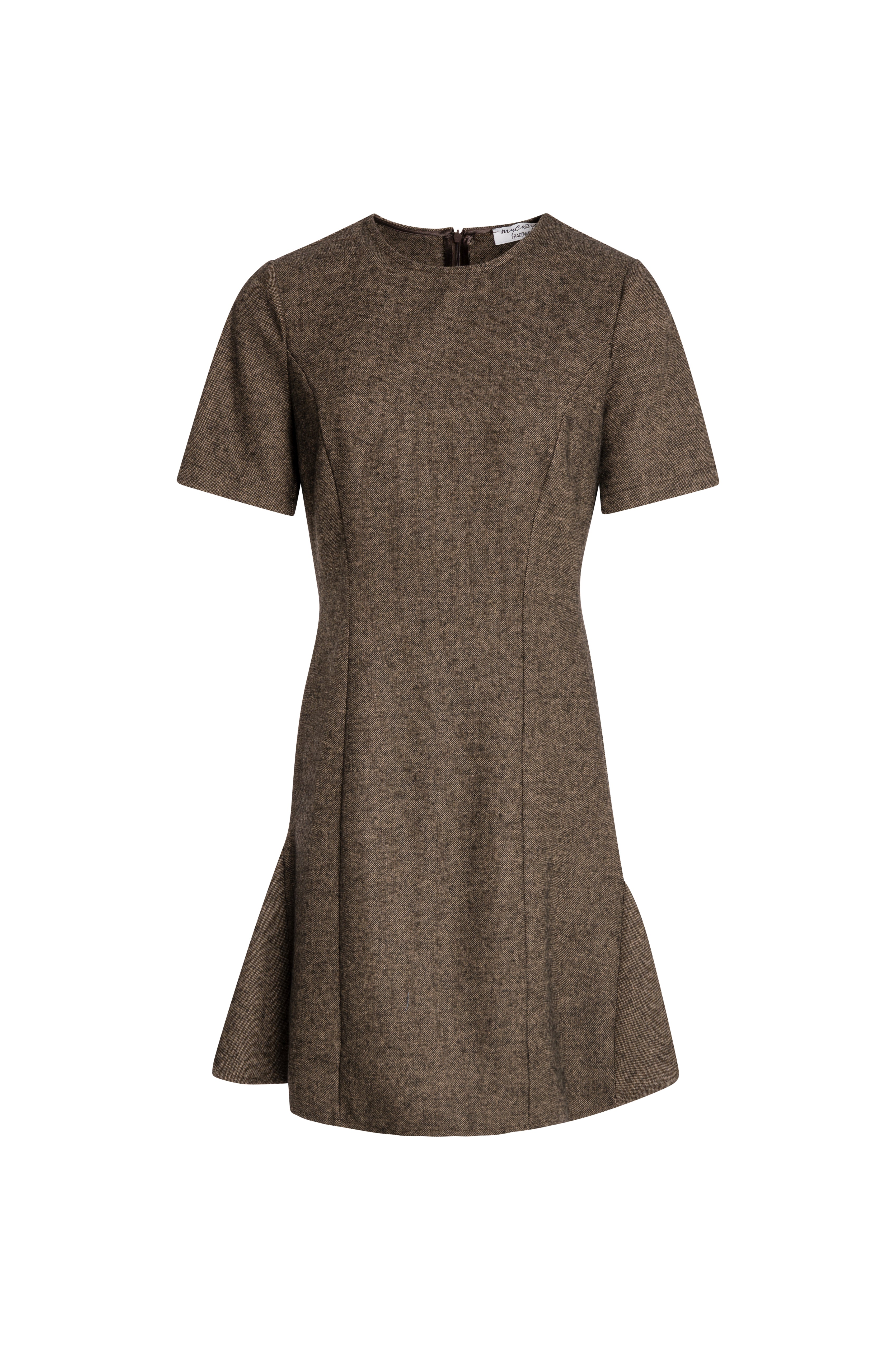Mini dress regular fit with wool Fracomina FZ26WD1001W73601-K06-1