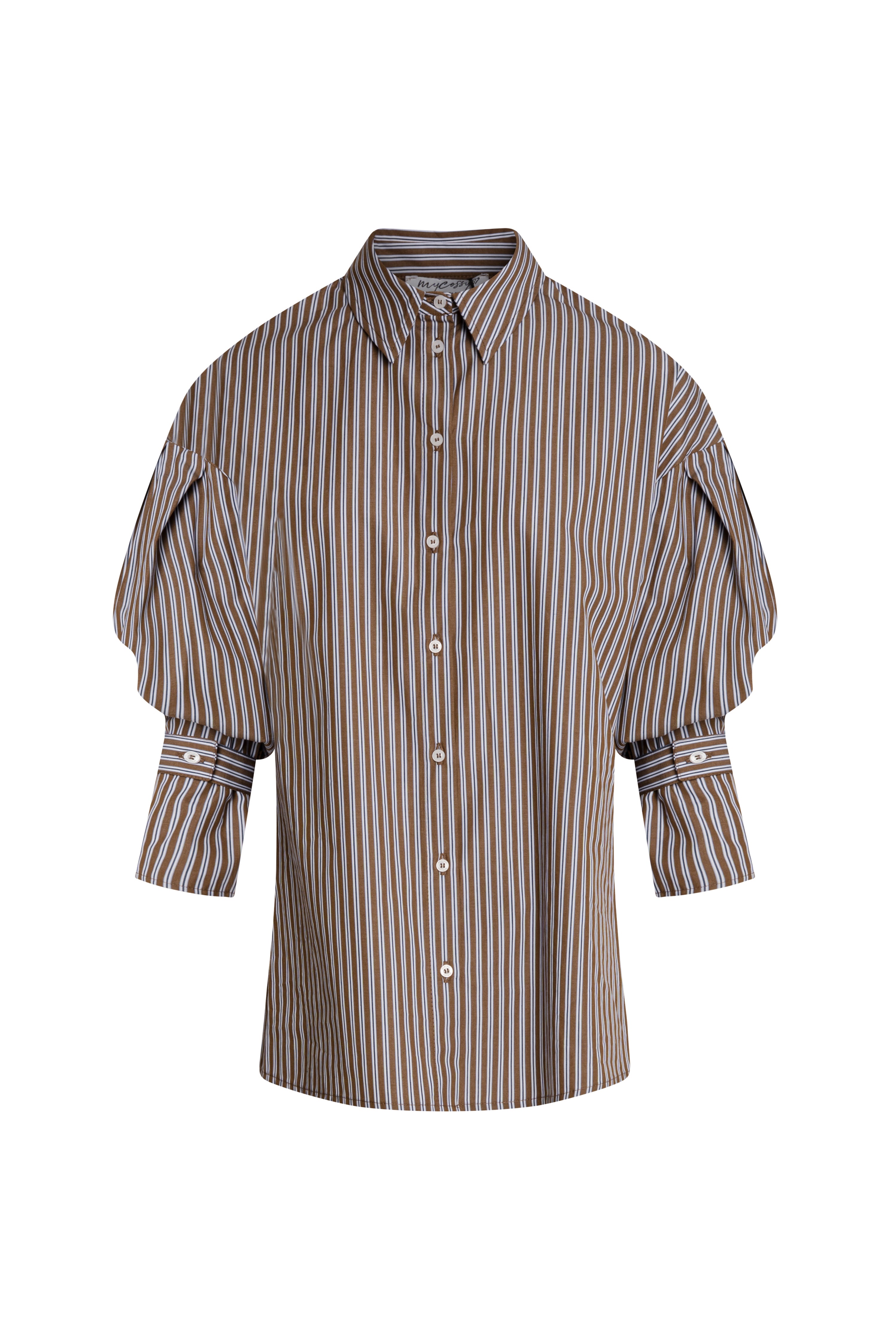 Shirt regular fit made made in cotton with stripes Fracomina FZ26WT6002W402N8-KM9-1