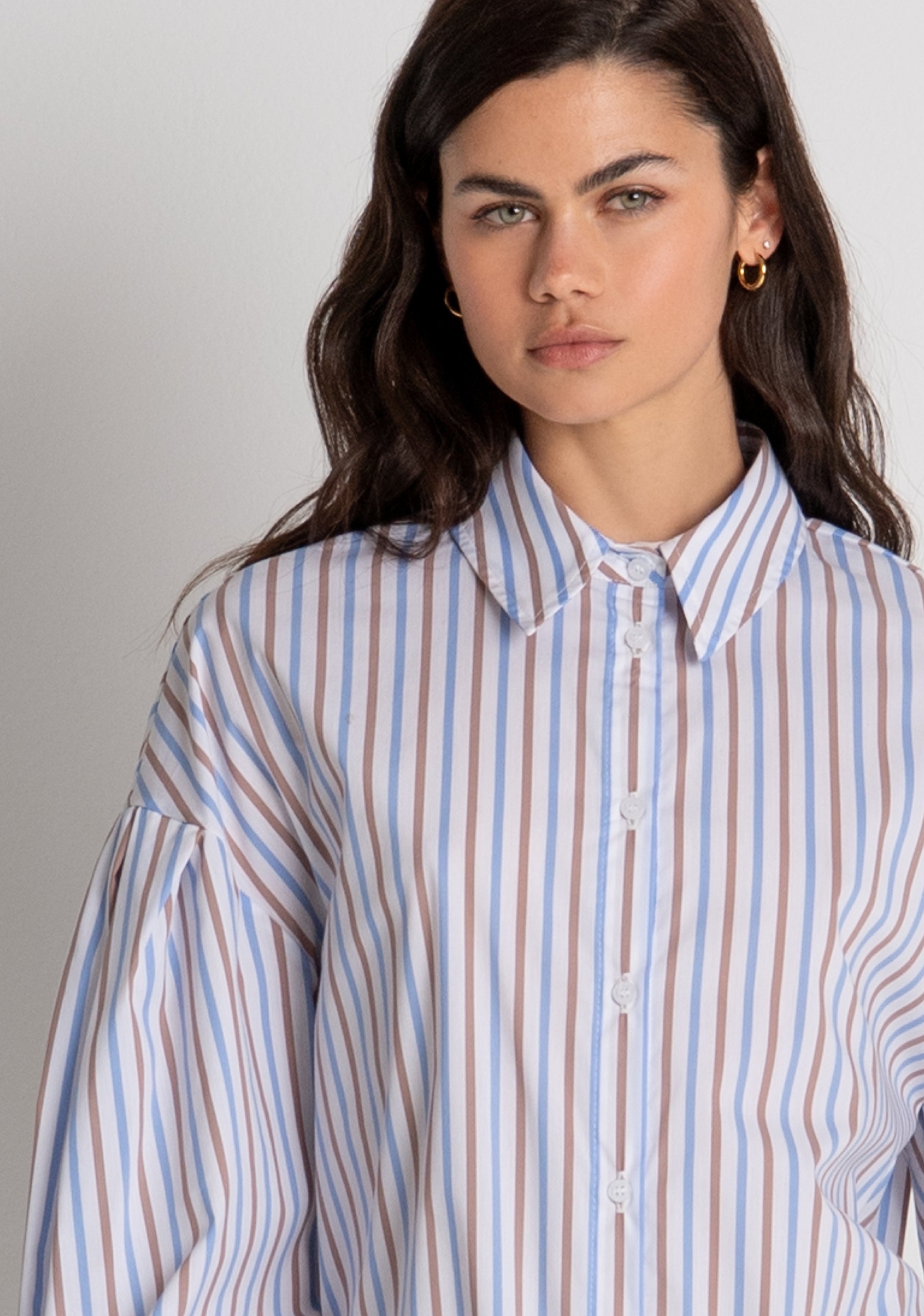 Shirt regular fit with multicolor stripes Fracomina FZ26WT6002W403N8-210-2