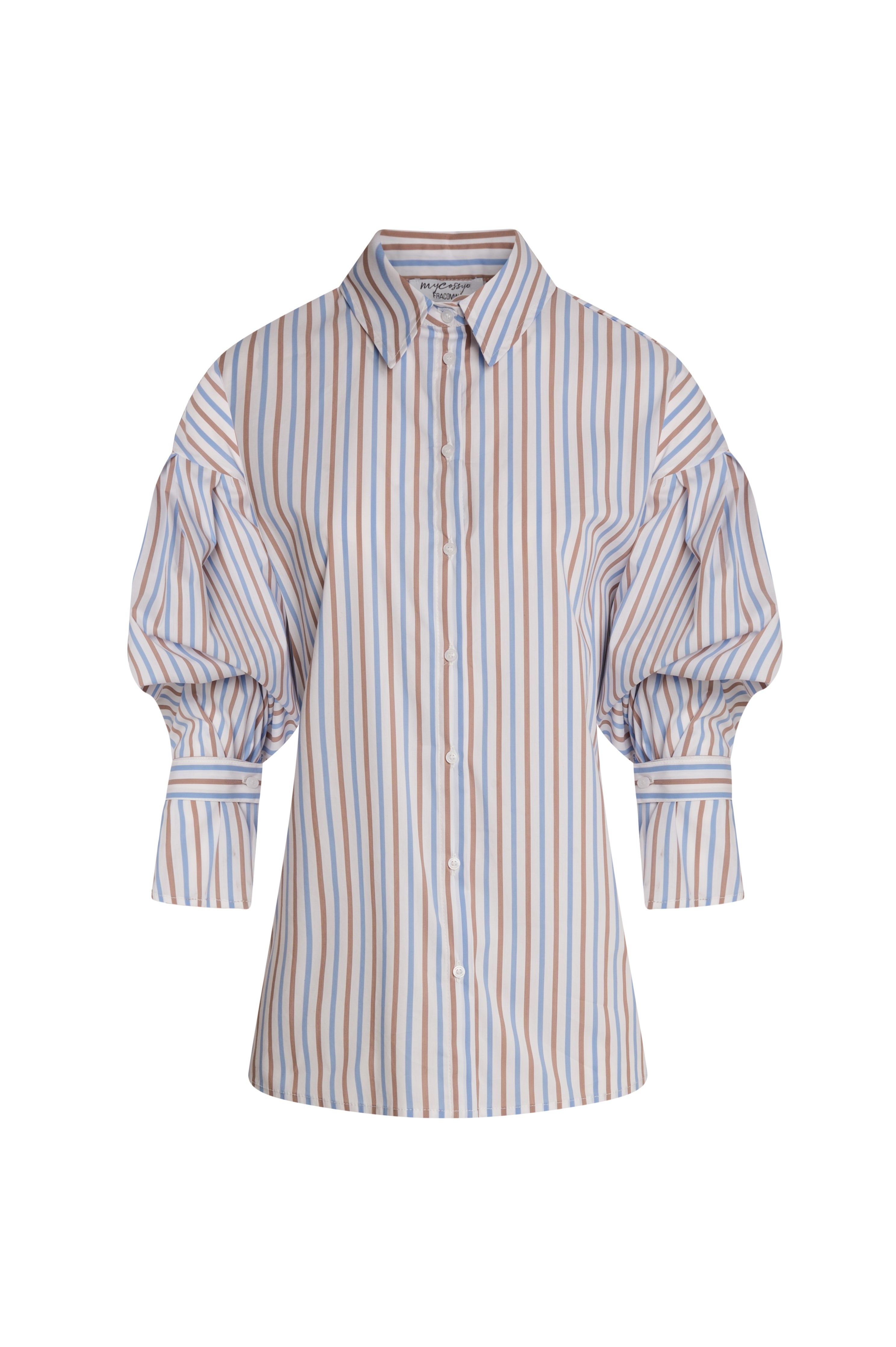 Shirt regular fit with multicolor stripes Fracomina FZ26WT6002W403N8-K37-1_e4e316c8-83df-4061-ba14-25fc024a6ba8