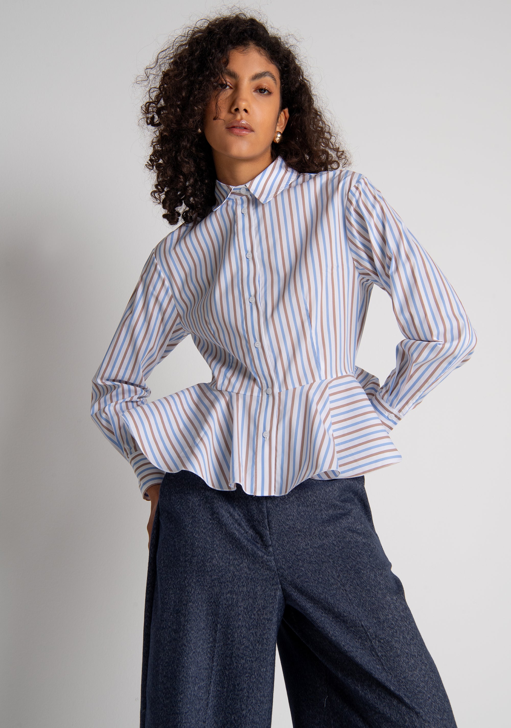 Shirt regular fit with multicolor stripes Fracomina FZ26WT6003W402N8-210