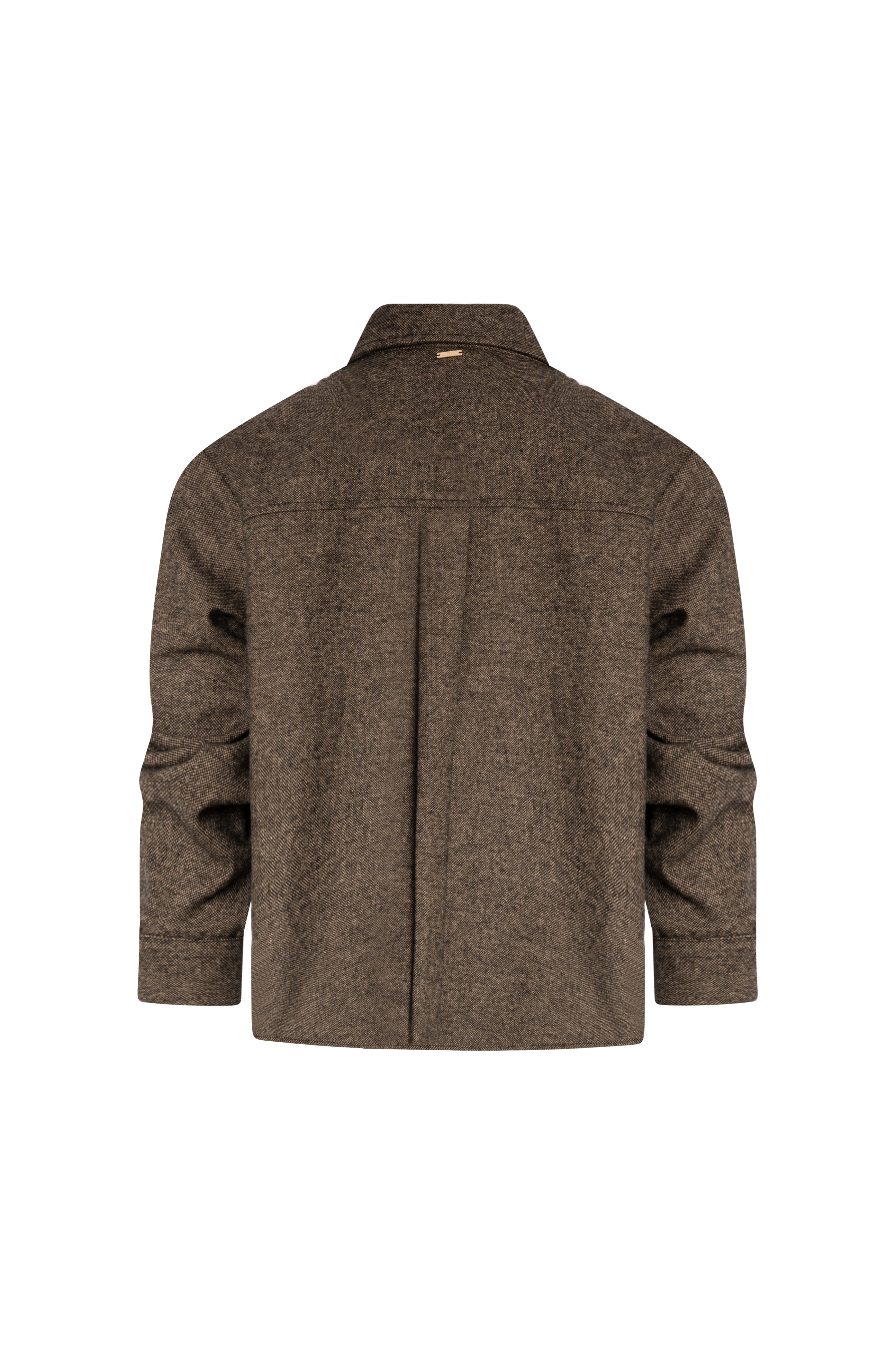Shirt over fit made in tweed with wool Fracomina FZ26WT6004W73601-K06-2
