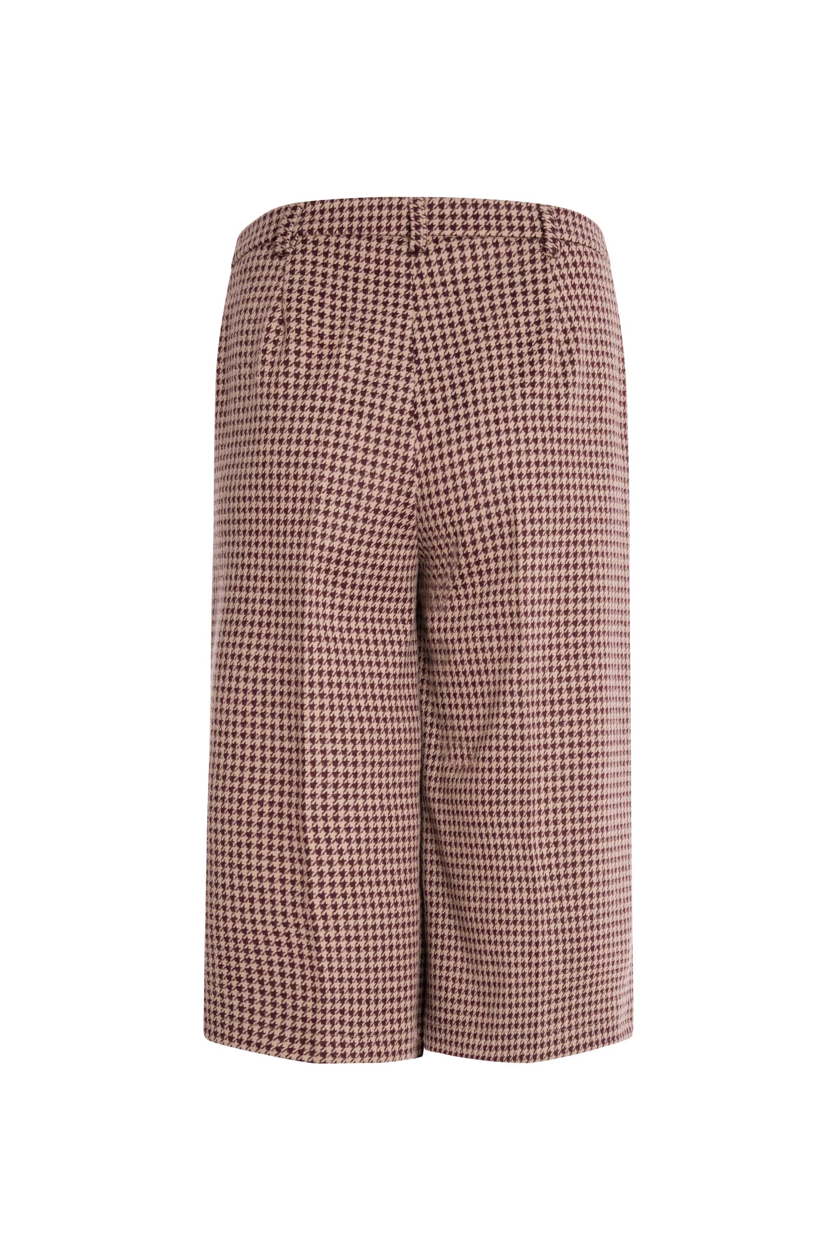Pant regular fit cropped made in pied de poule fabric Fracomina FZ26WV9001W461F6-KM7-2