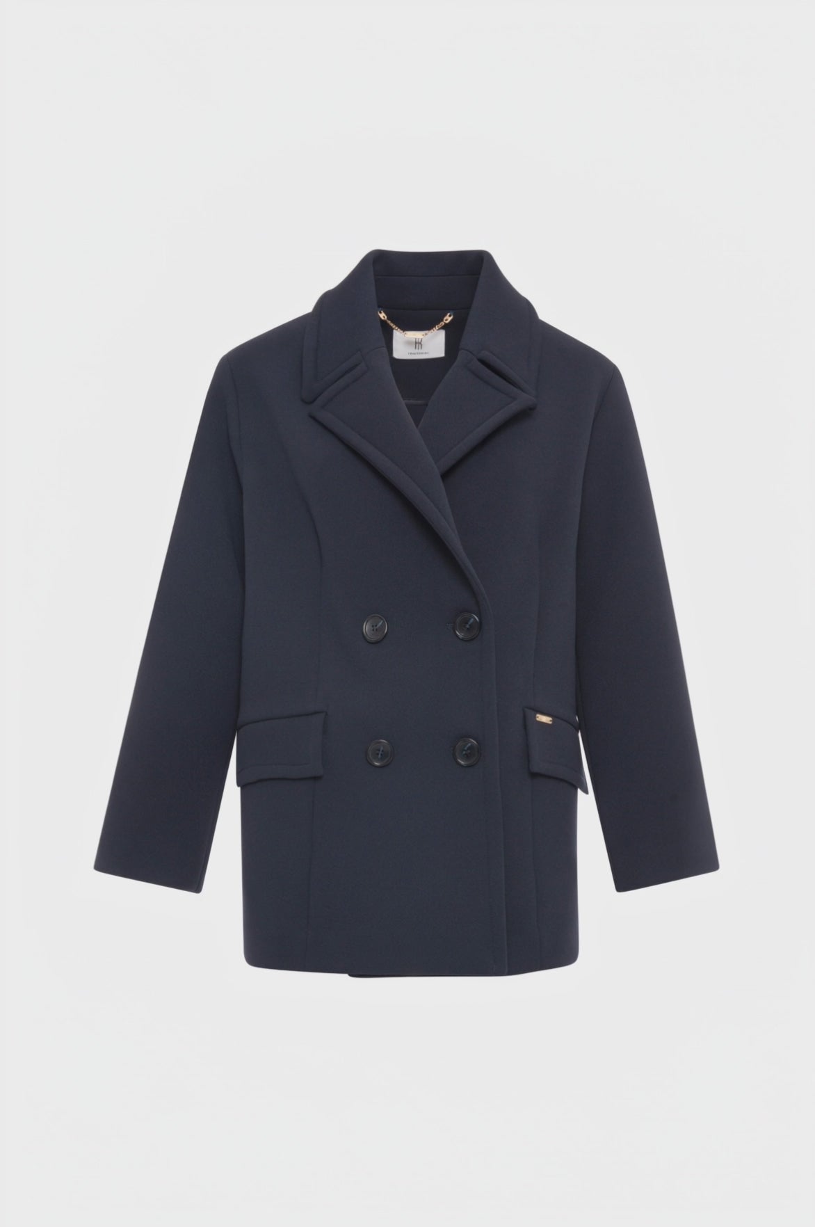 Coat regular fit double breasted