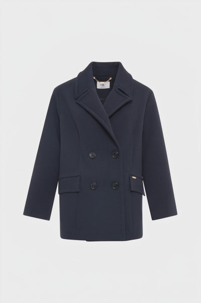 Coat regular fit double breasted