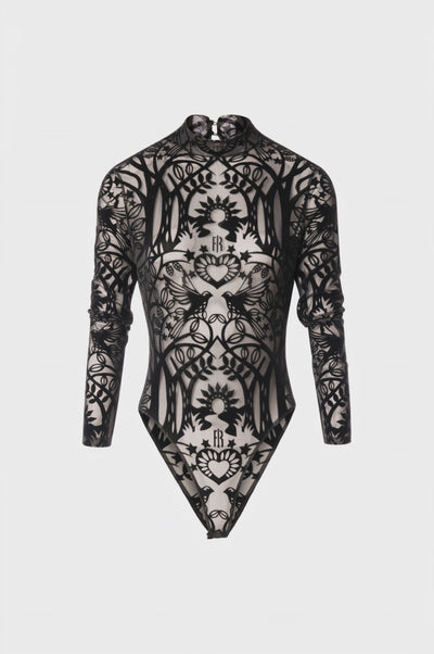 Body slim fit made in lace