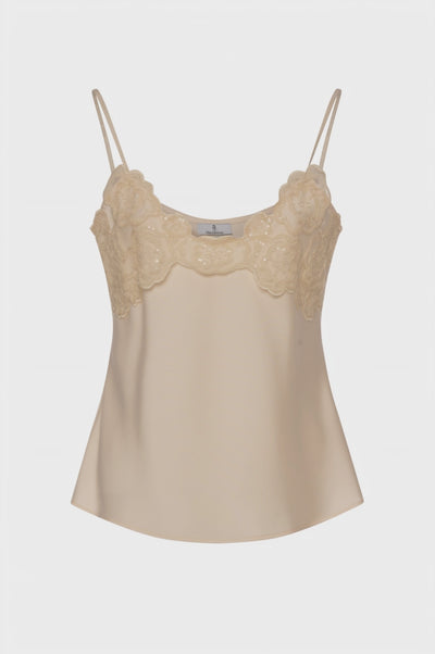 Tank top made in satin
