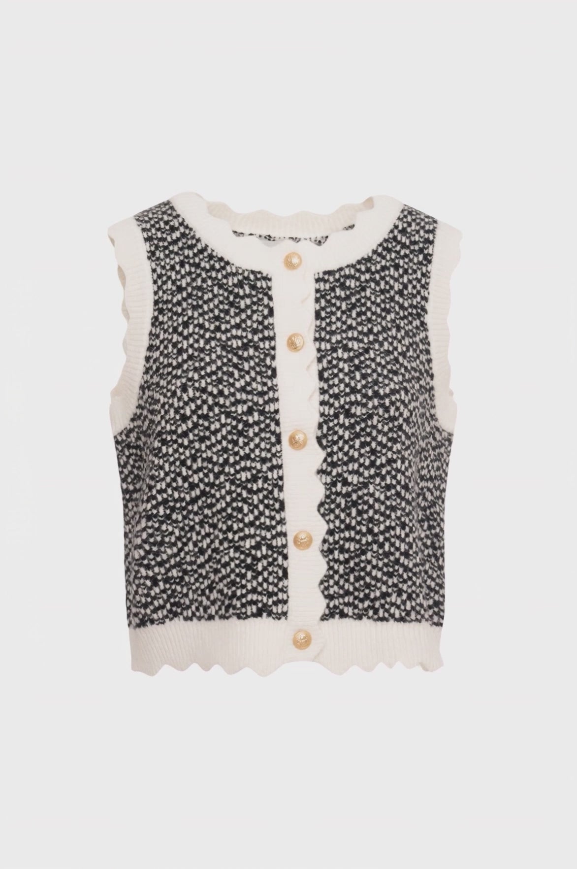 Knitted gilet regular fit
