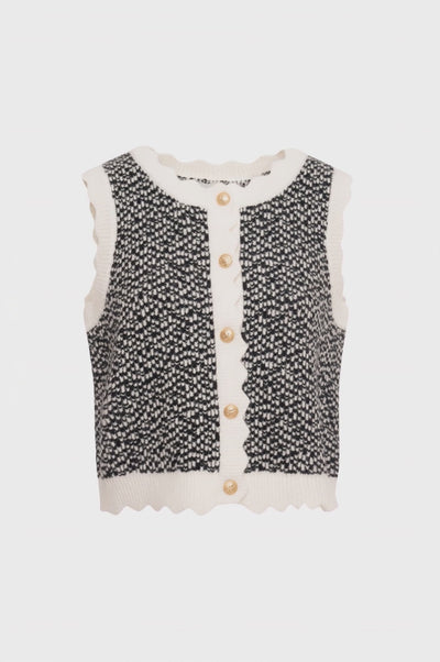 Knitted gilet regular fit