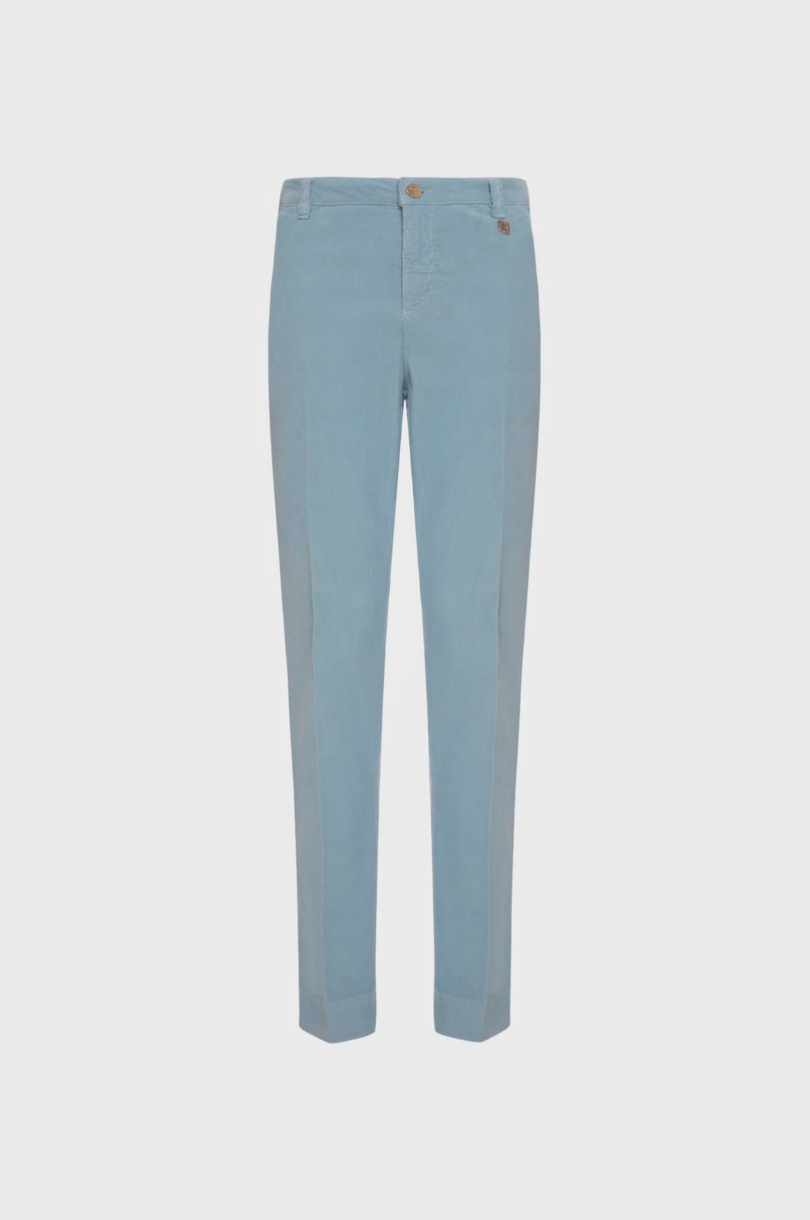 Pant slim made in needlecord velvet